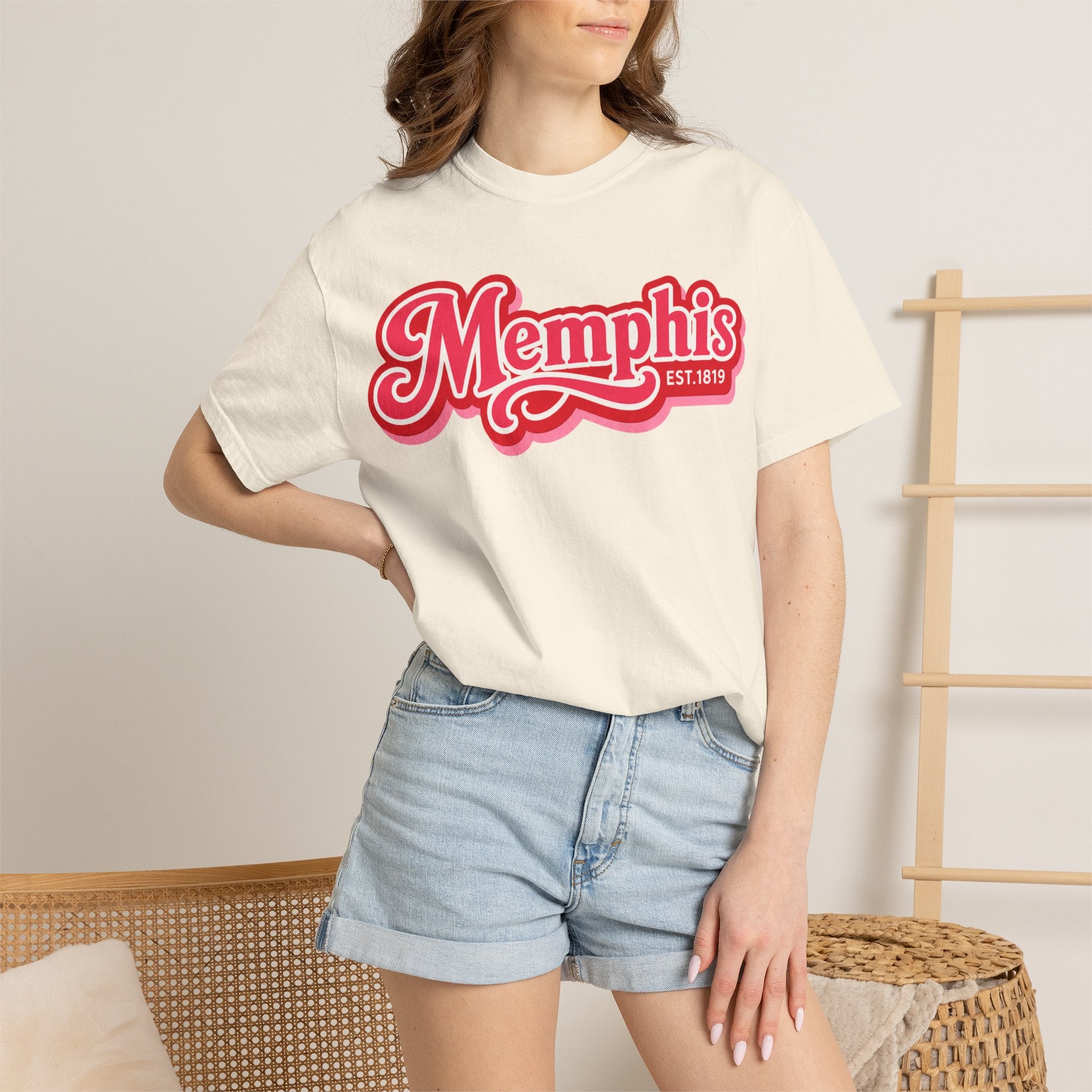 Memphis Retro Script Tee