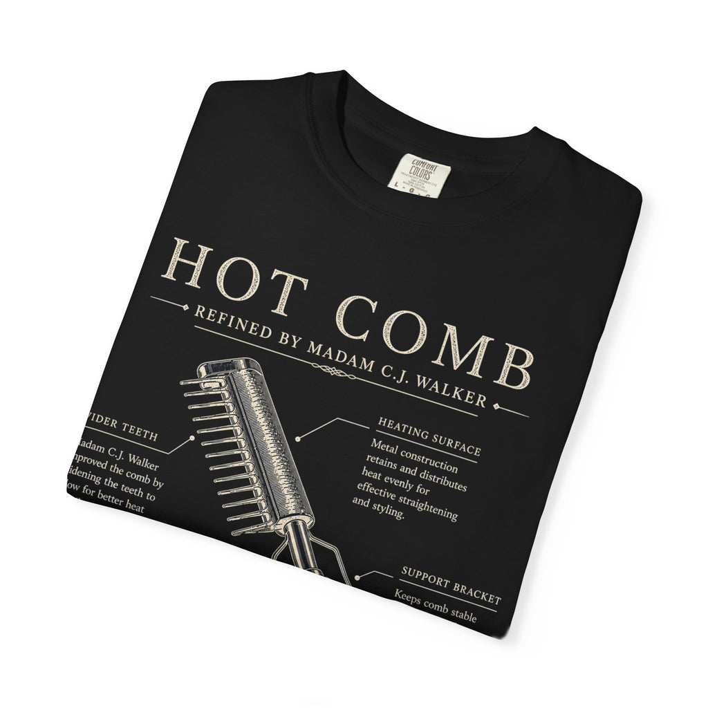 Madam C.J. Walker Hot Comb Blueprint Tee