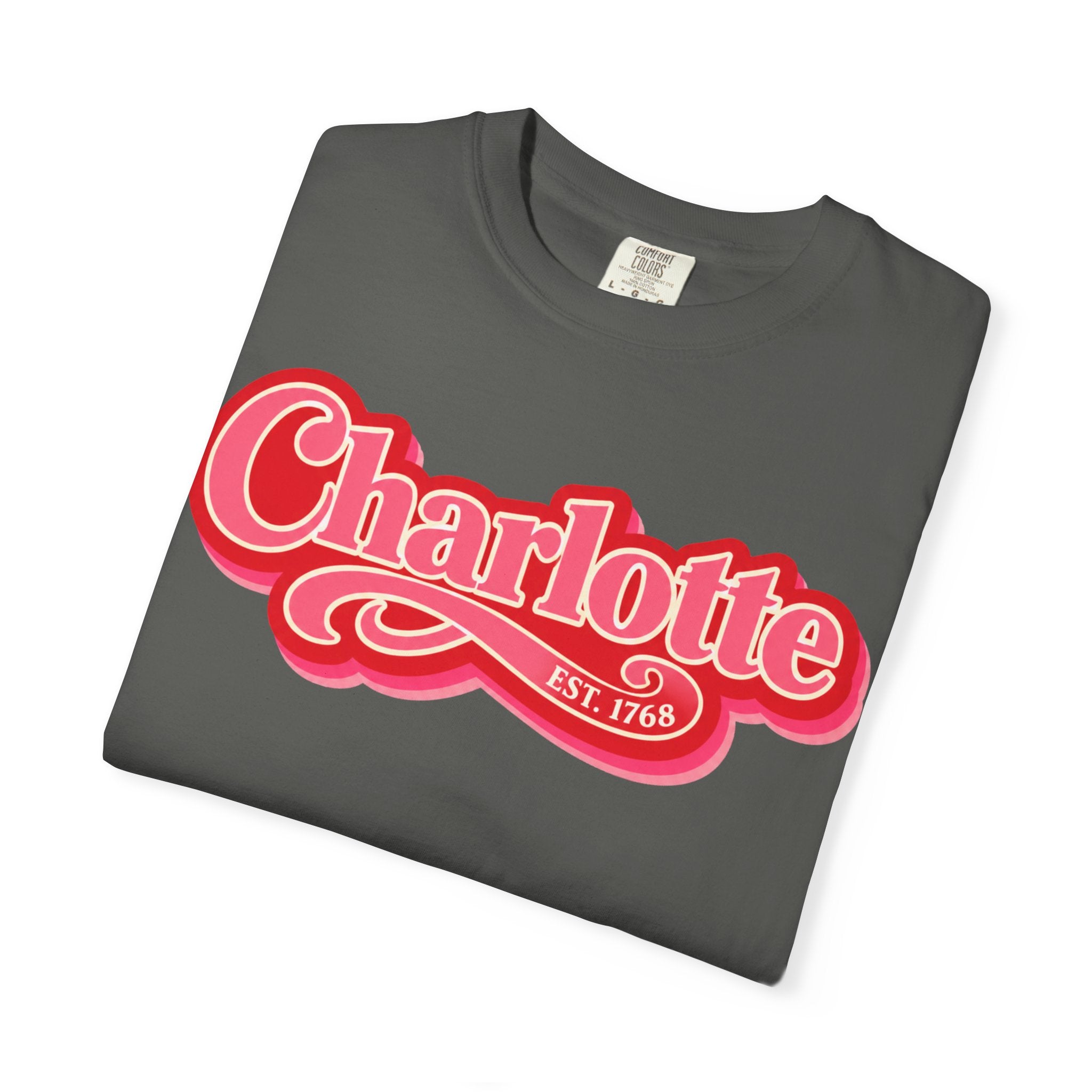 Charlotte Retro Script Tee