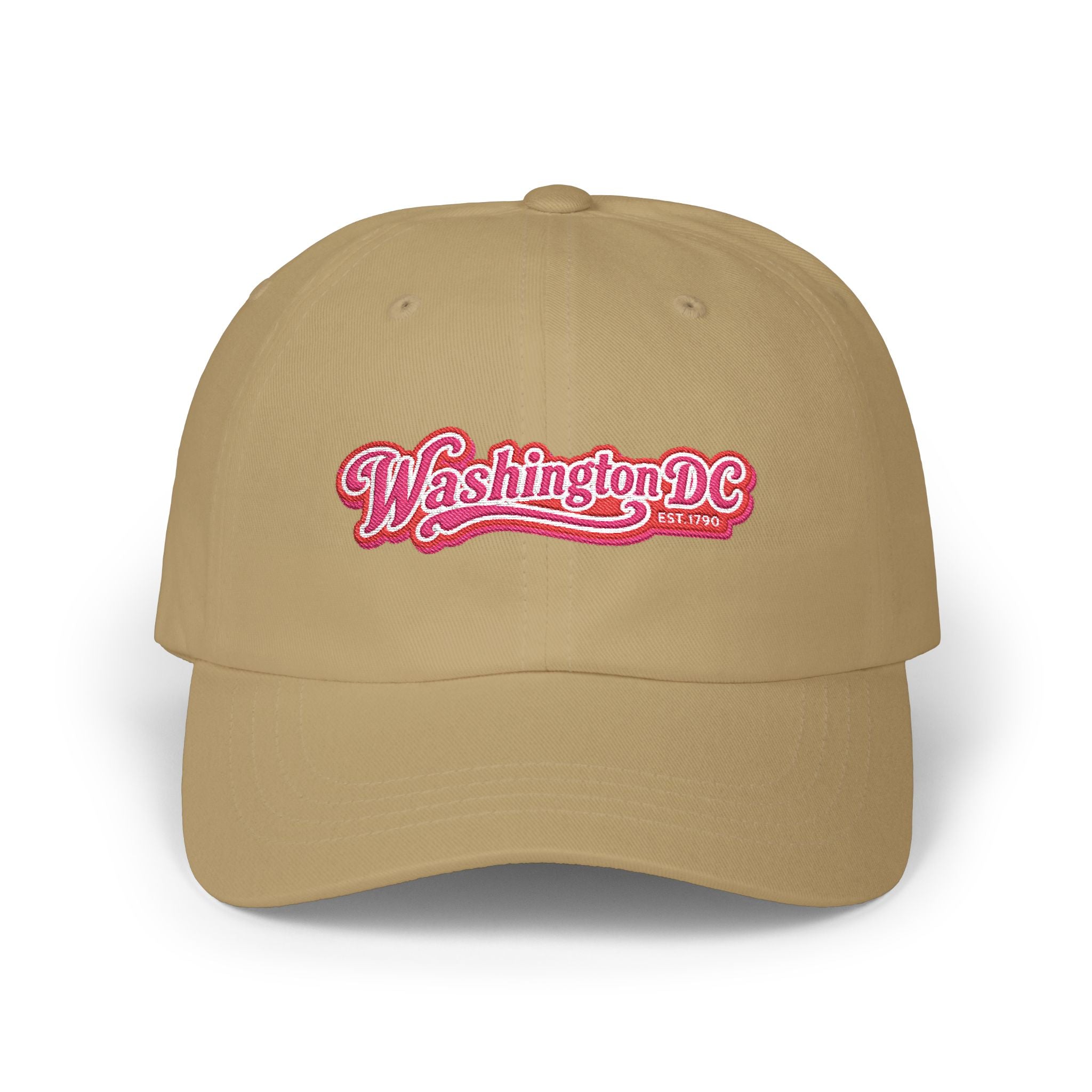 Washington DC Retro Script Dad Hat