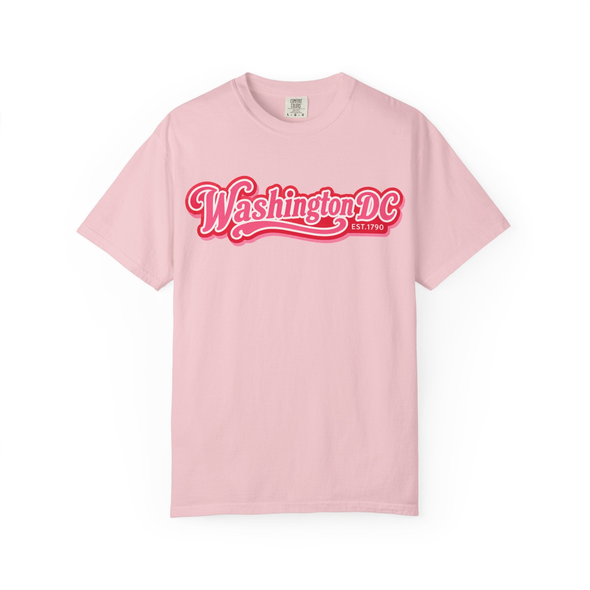 Washington DC Retro Script Tee
