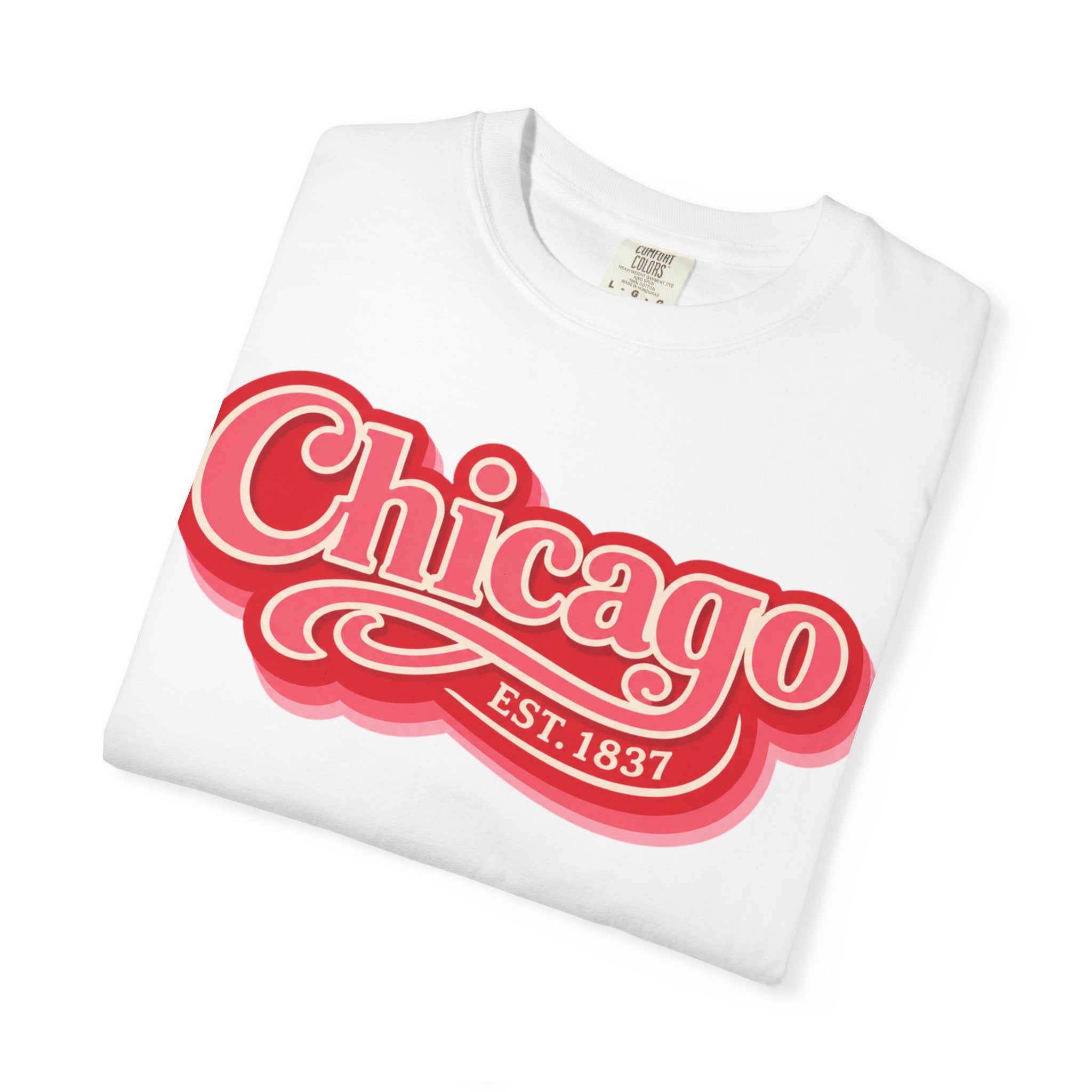 Chicago Retro Script Tee