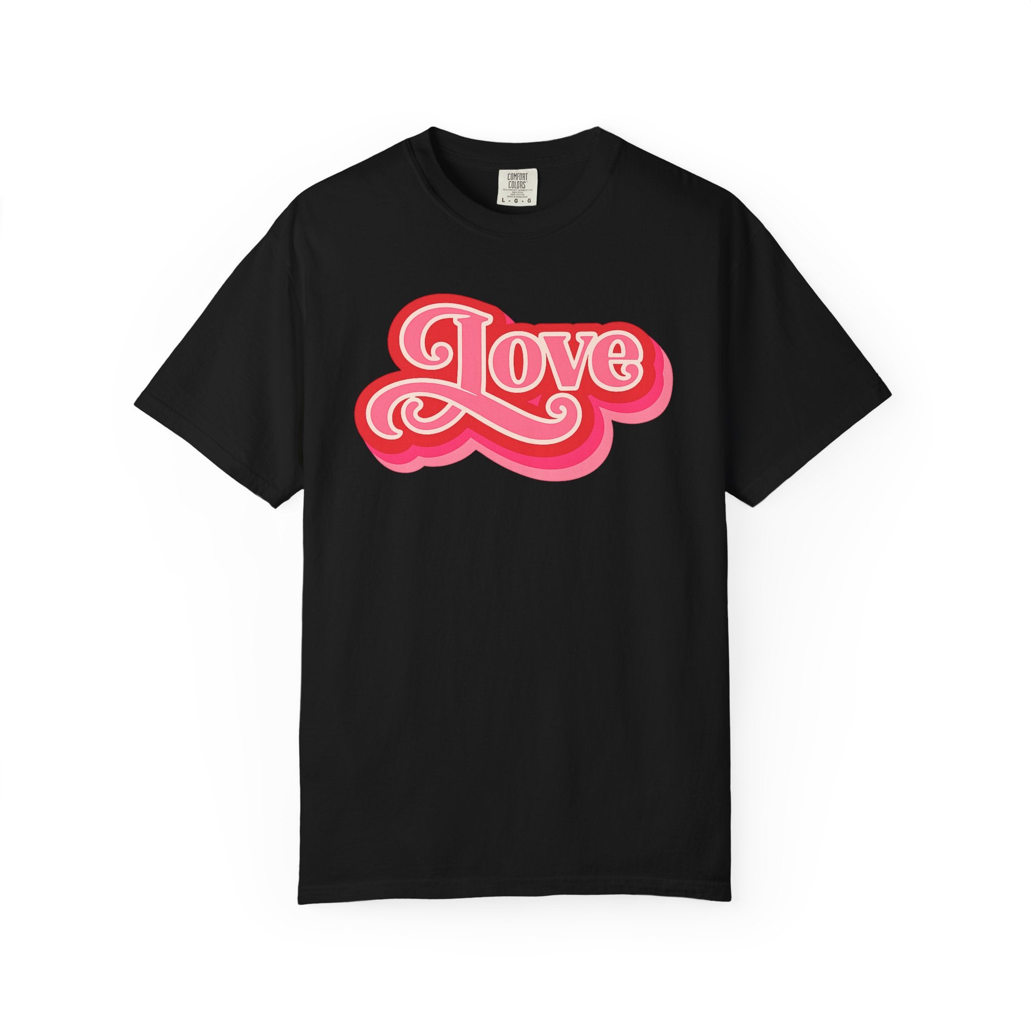 Love Retro Script Tee