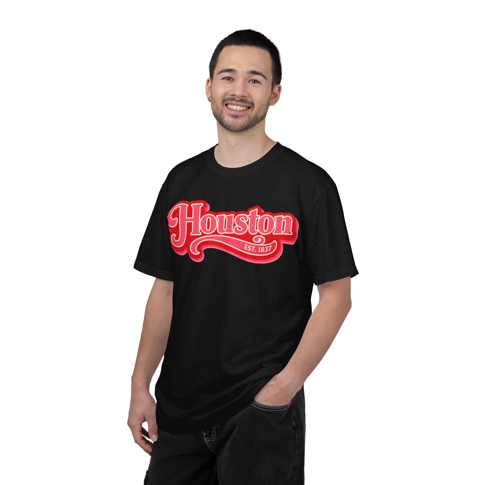 Houston Retro Script Tee