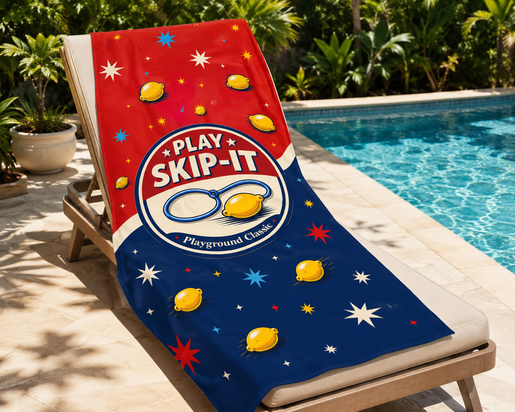 Play Skip-It Playground Classic Beach Towel