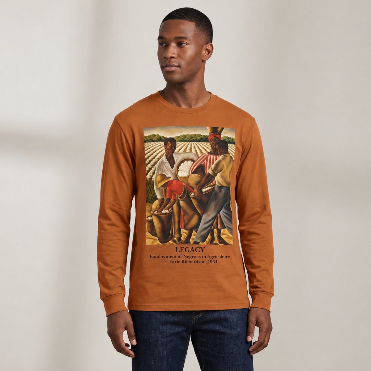 Employment of Negroes in Agriculture | Art Series Long Sleeve