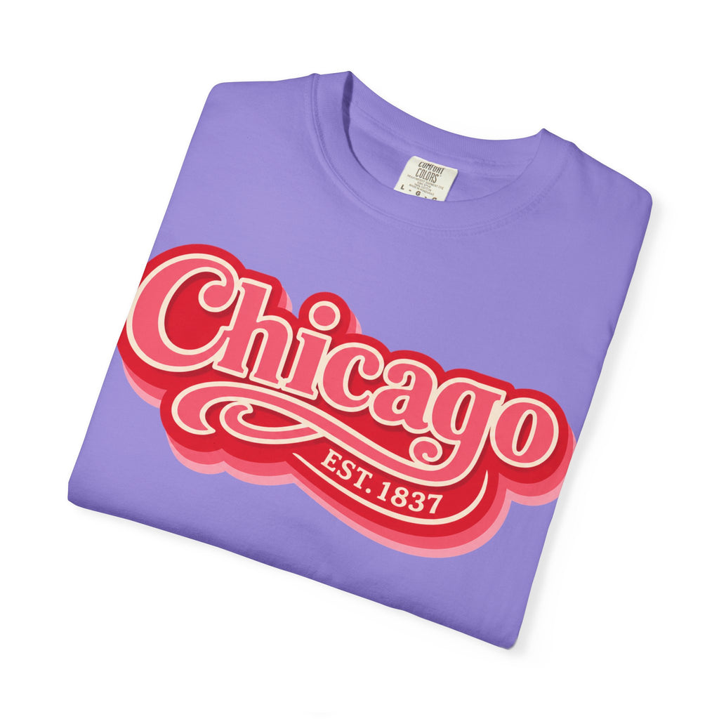 Chicago Retro Script Tee