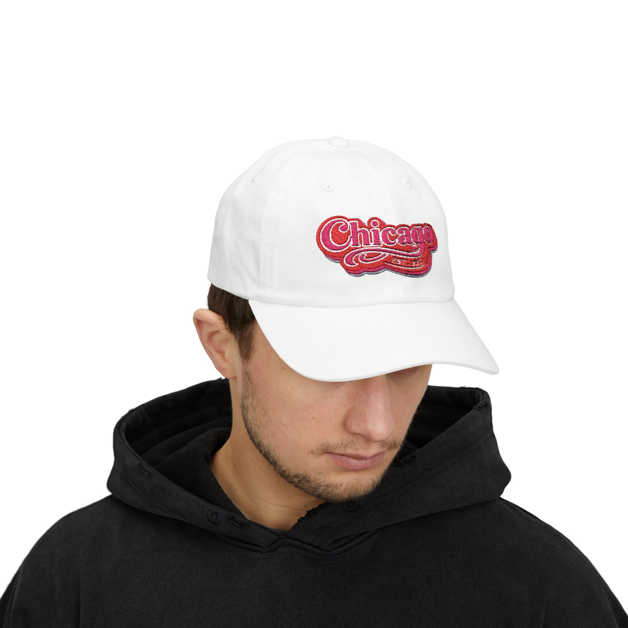 Chicago Retro Script Dad Hat