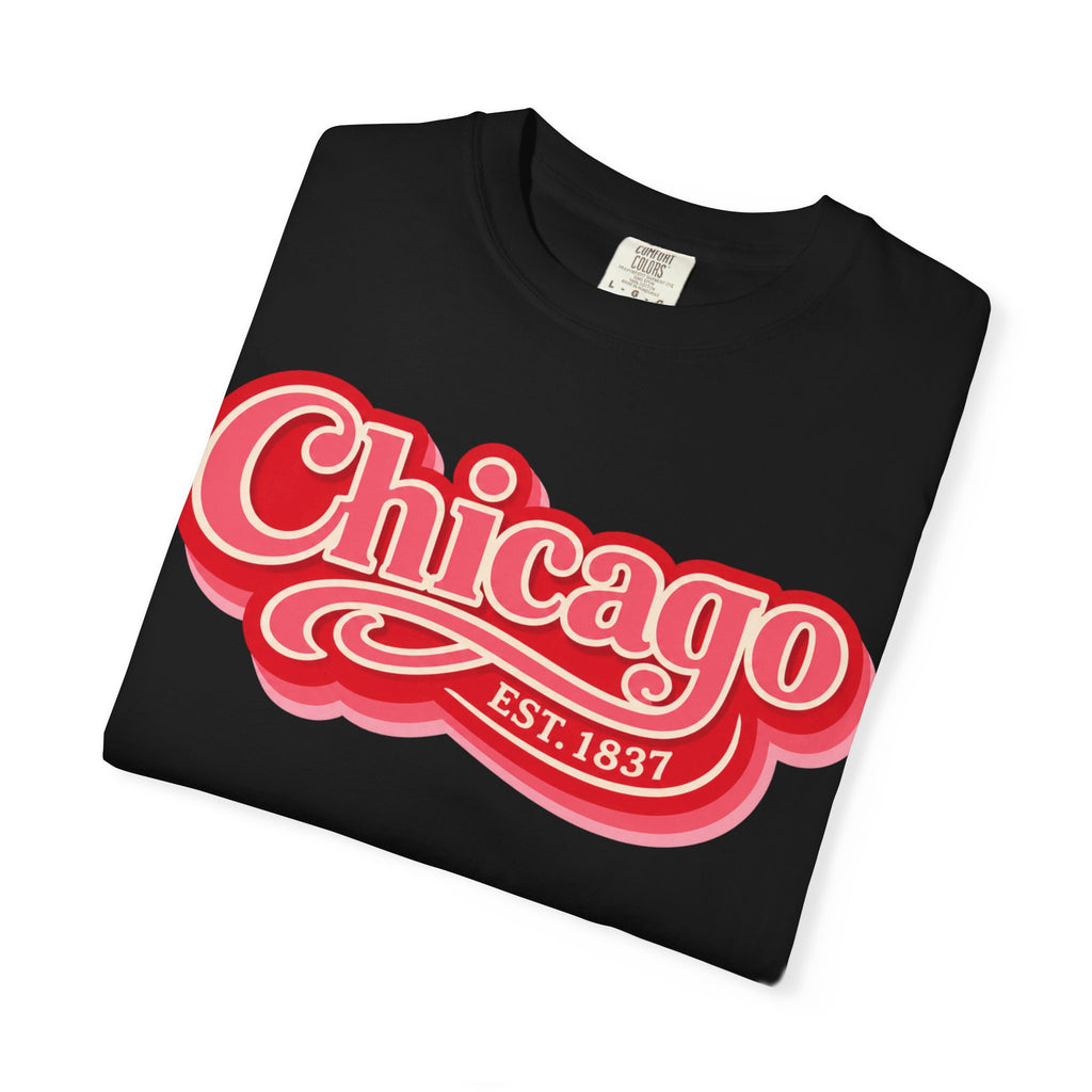 Chicago Retro Script Tee