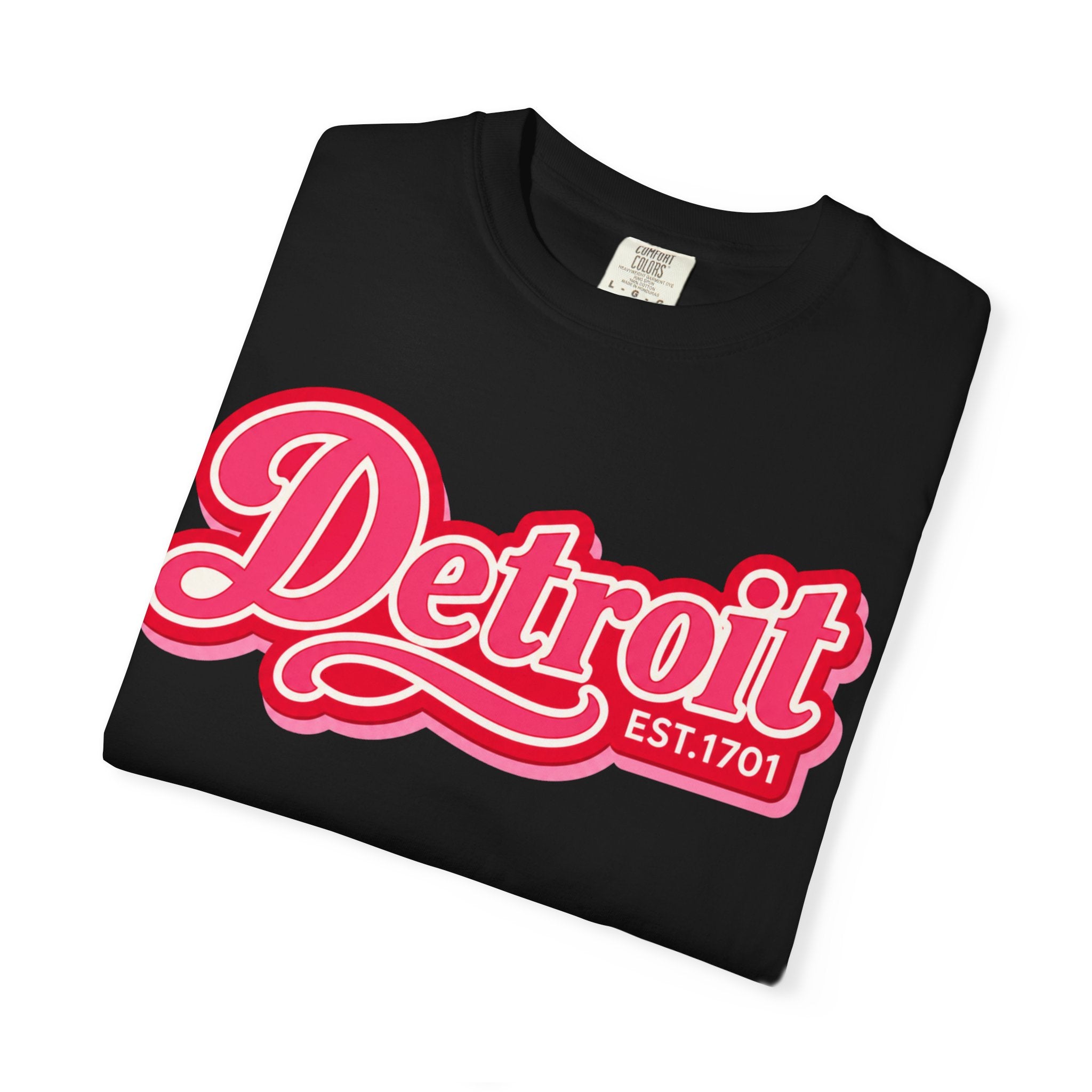 Detroit Retro Script Tee