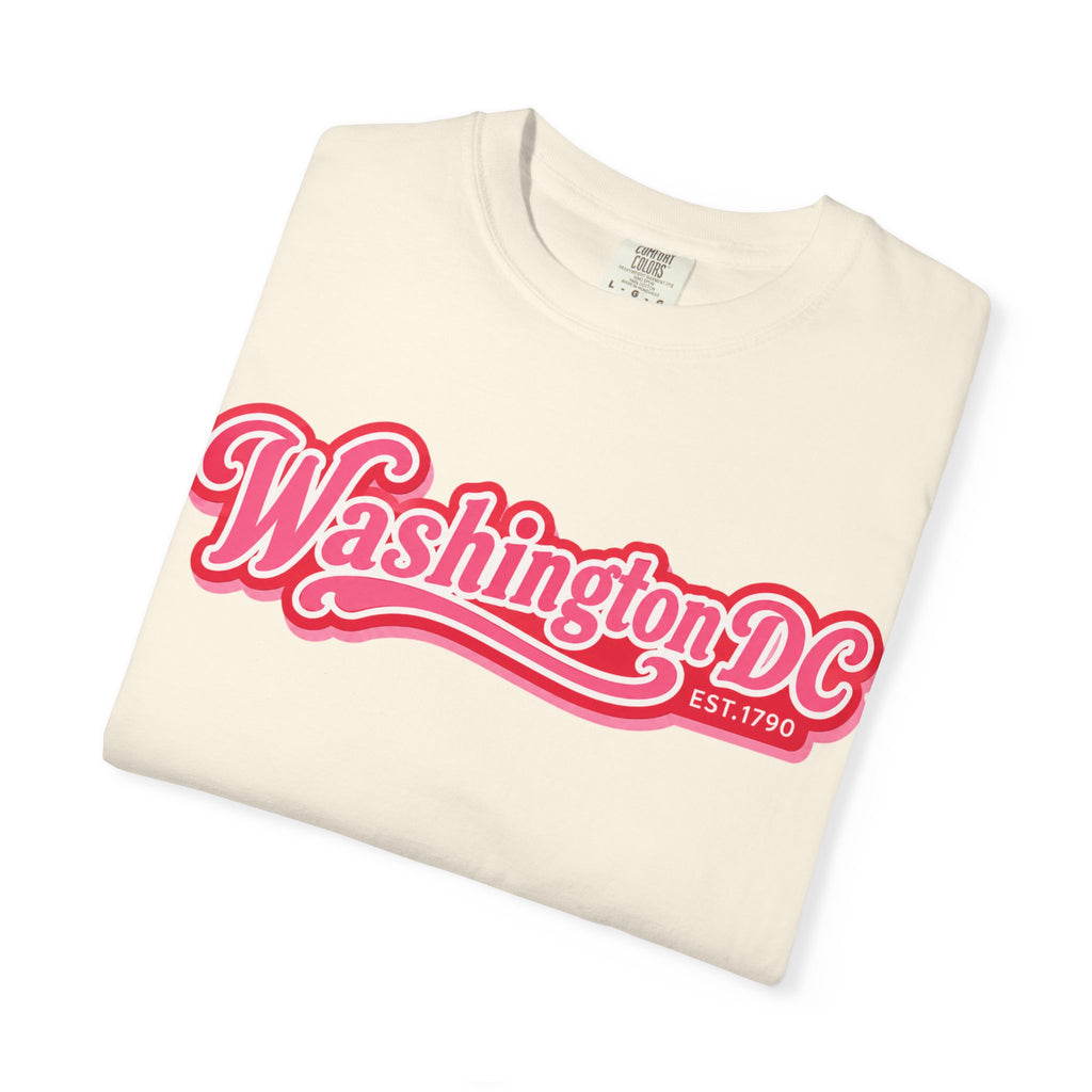 Washington DC Retro Script Tee