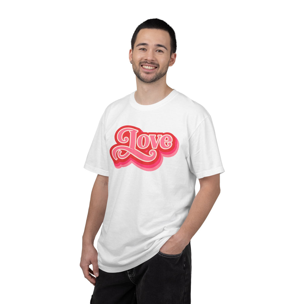Love Retro Script Tee