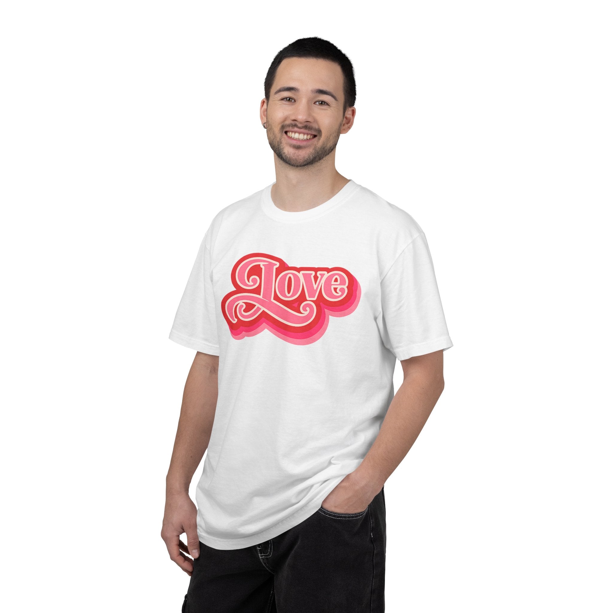 Love Retro Script Tee
