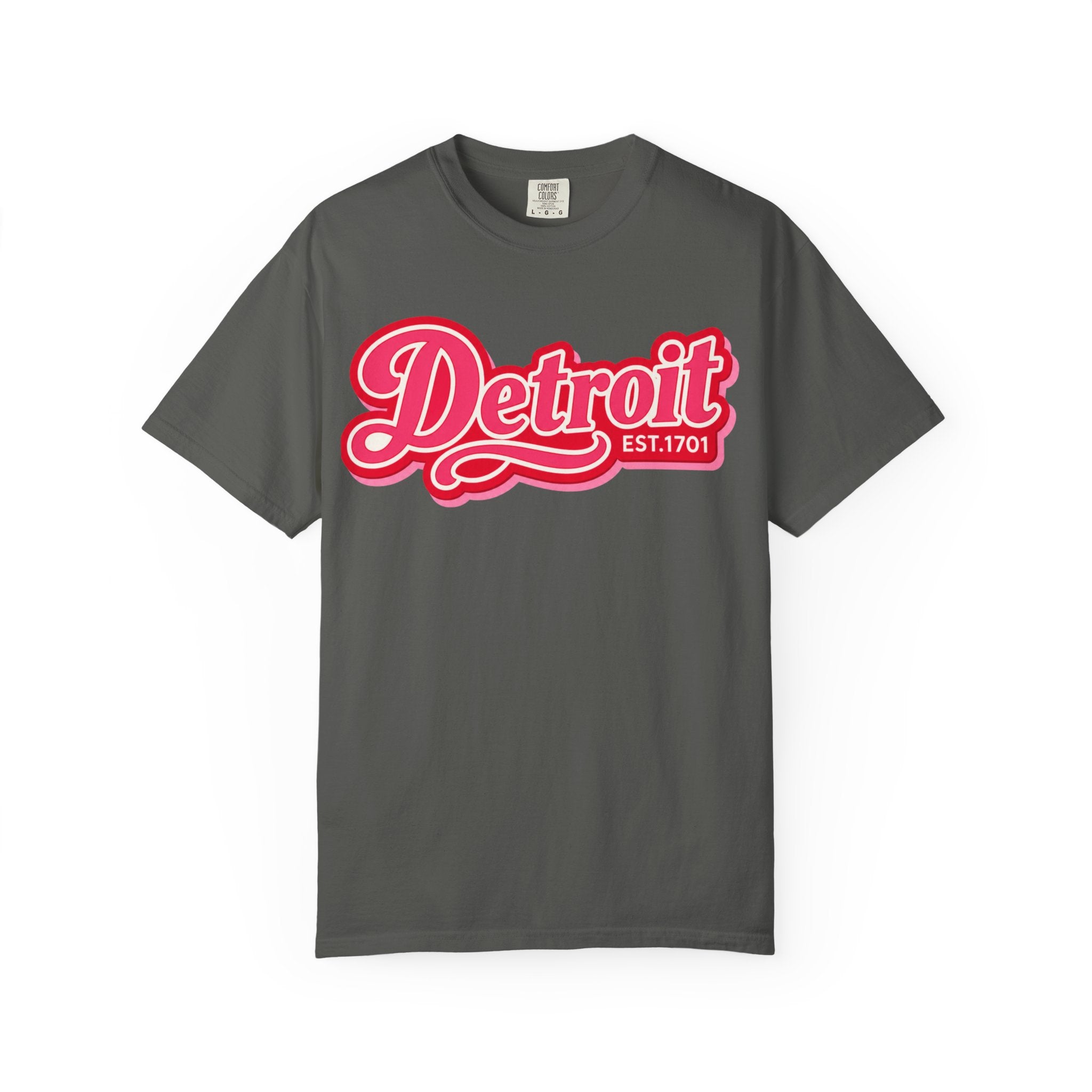Detroit Retro Script Tee