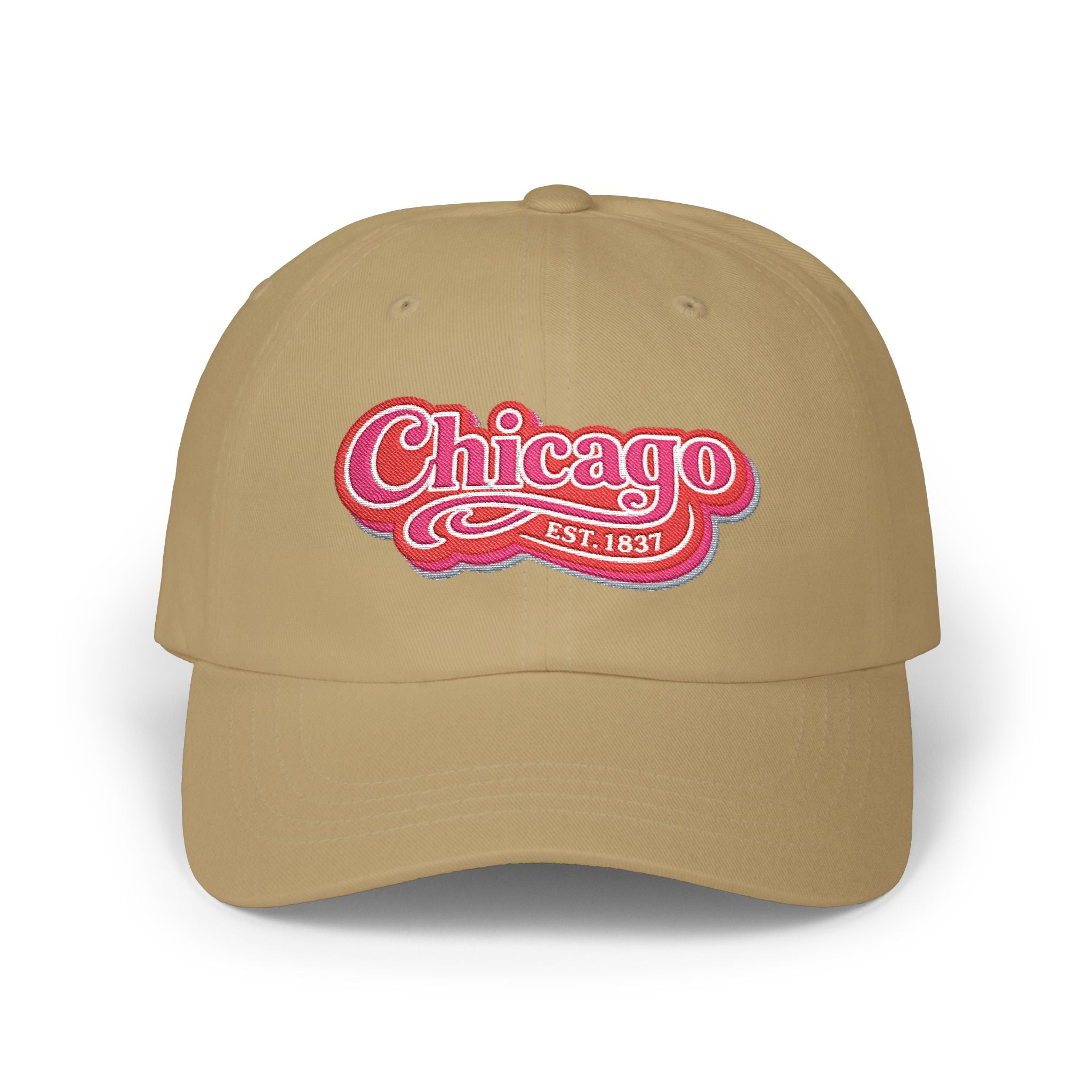 Chicago Retro Script Dad Hat