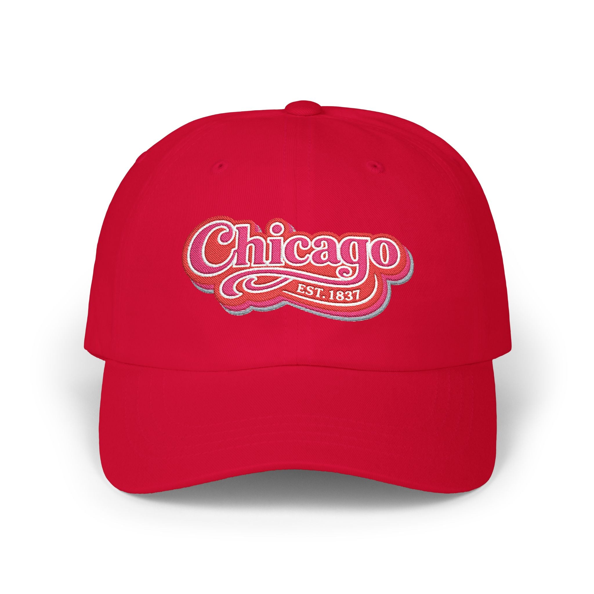 Chicago Retro Script Dad Hat