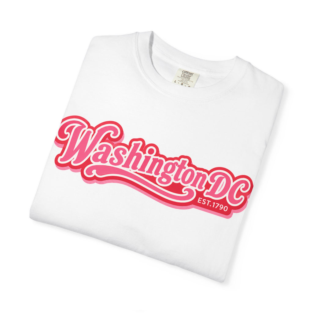 Washington DC Retro Script Tee