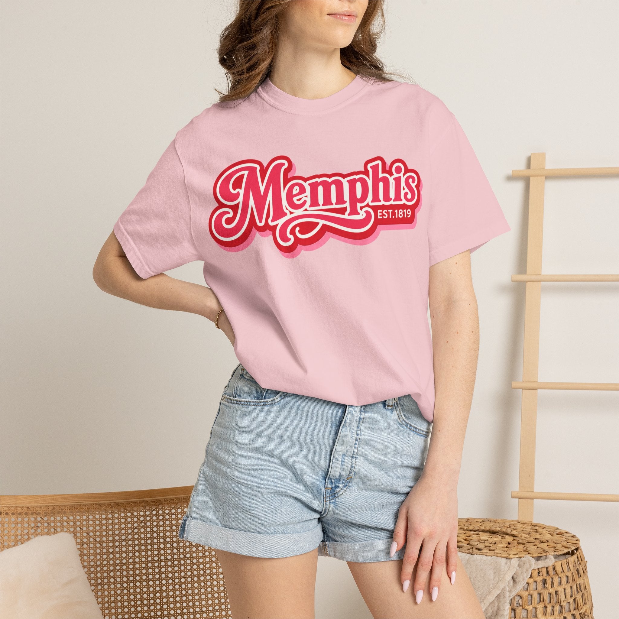 Memphis Retro Script Tee