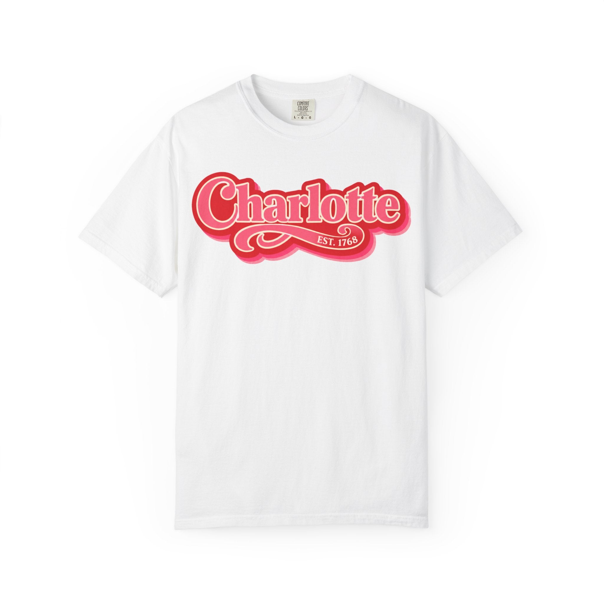 Charlotte Retro Script Tee