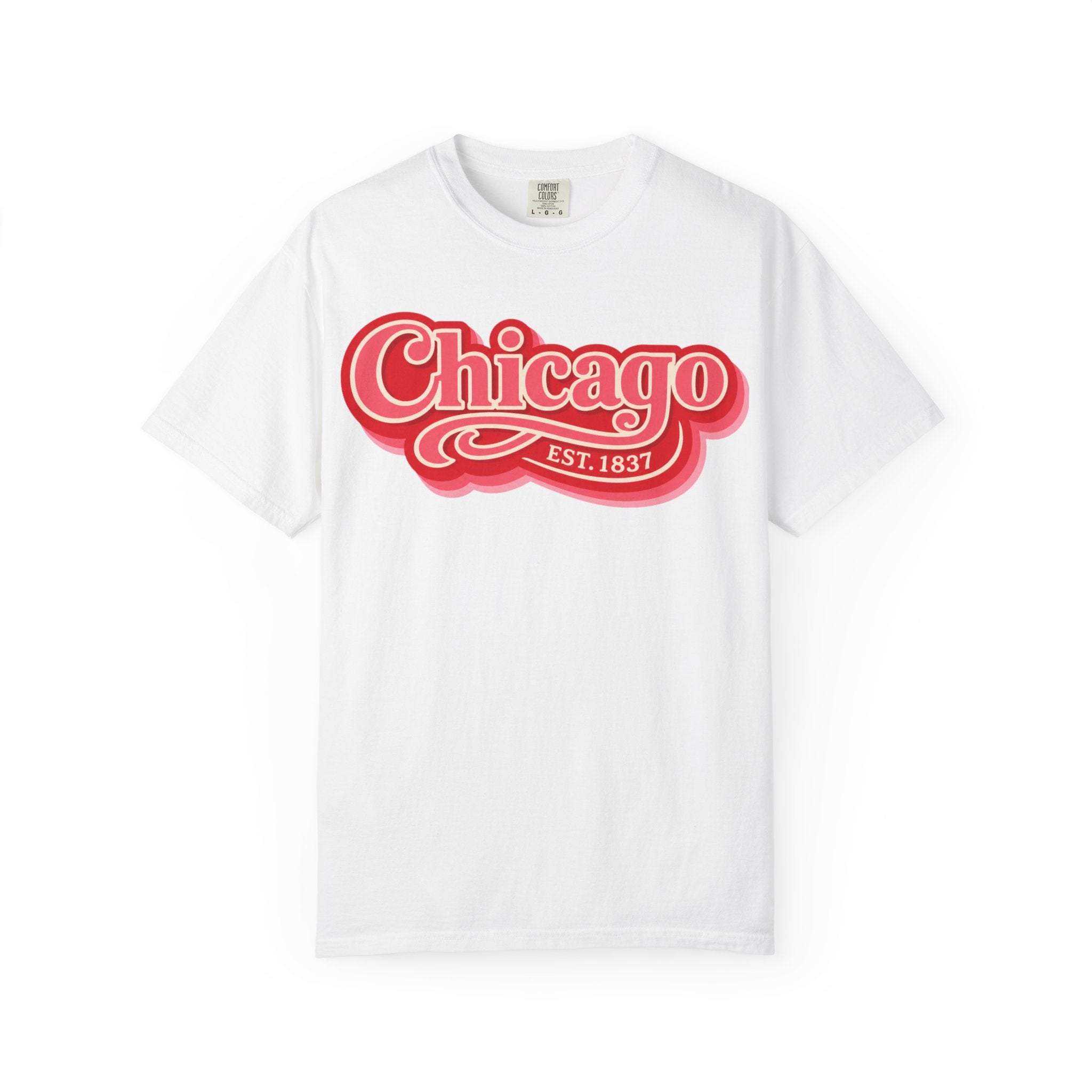 Chicago Retro Script Tee