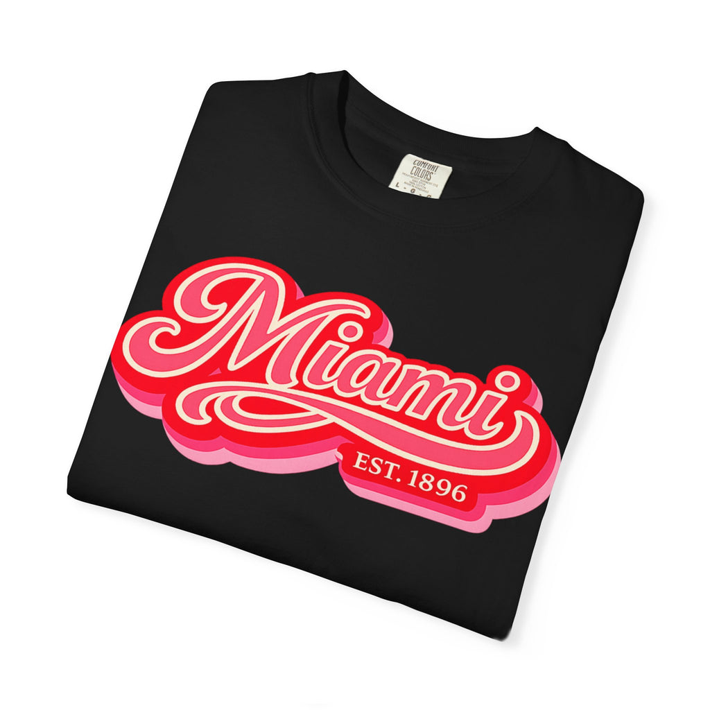 Miami Retro Script Tee