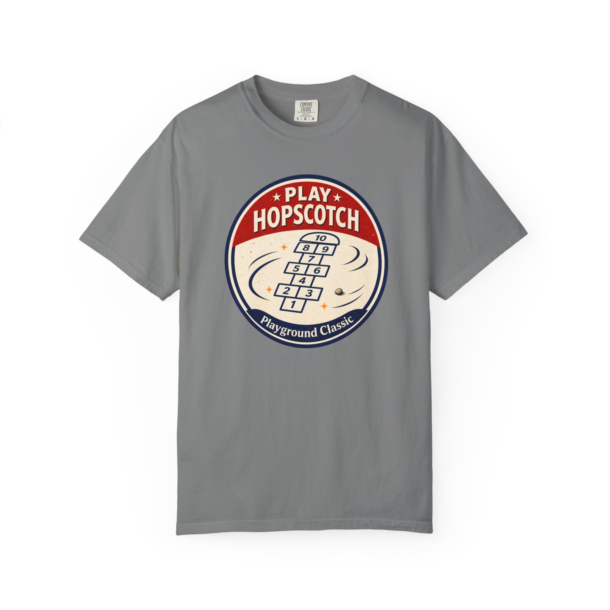 Hopscotch Retro Badge Tee