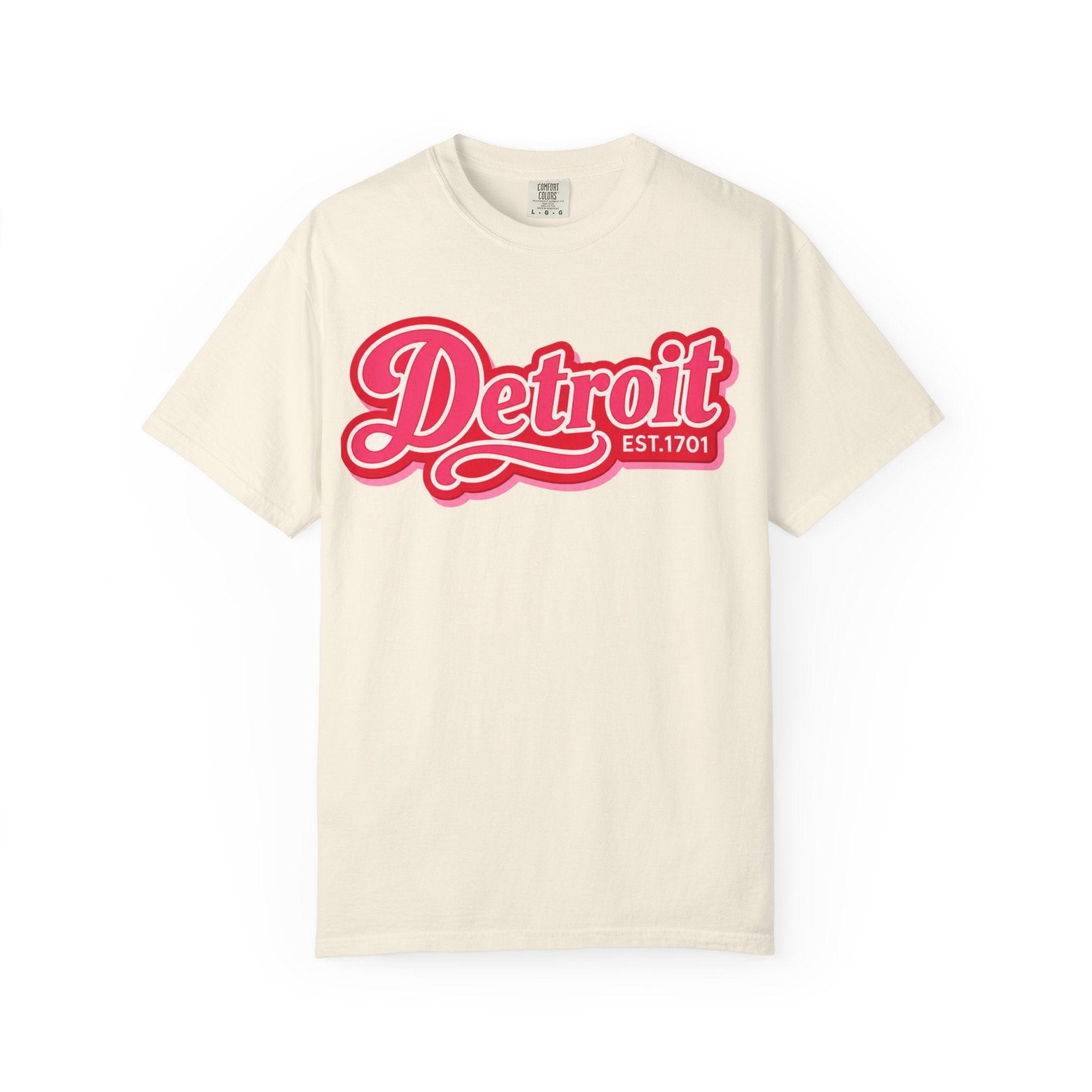 Detroit Retro Script Tee
