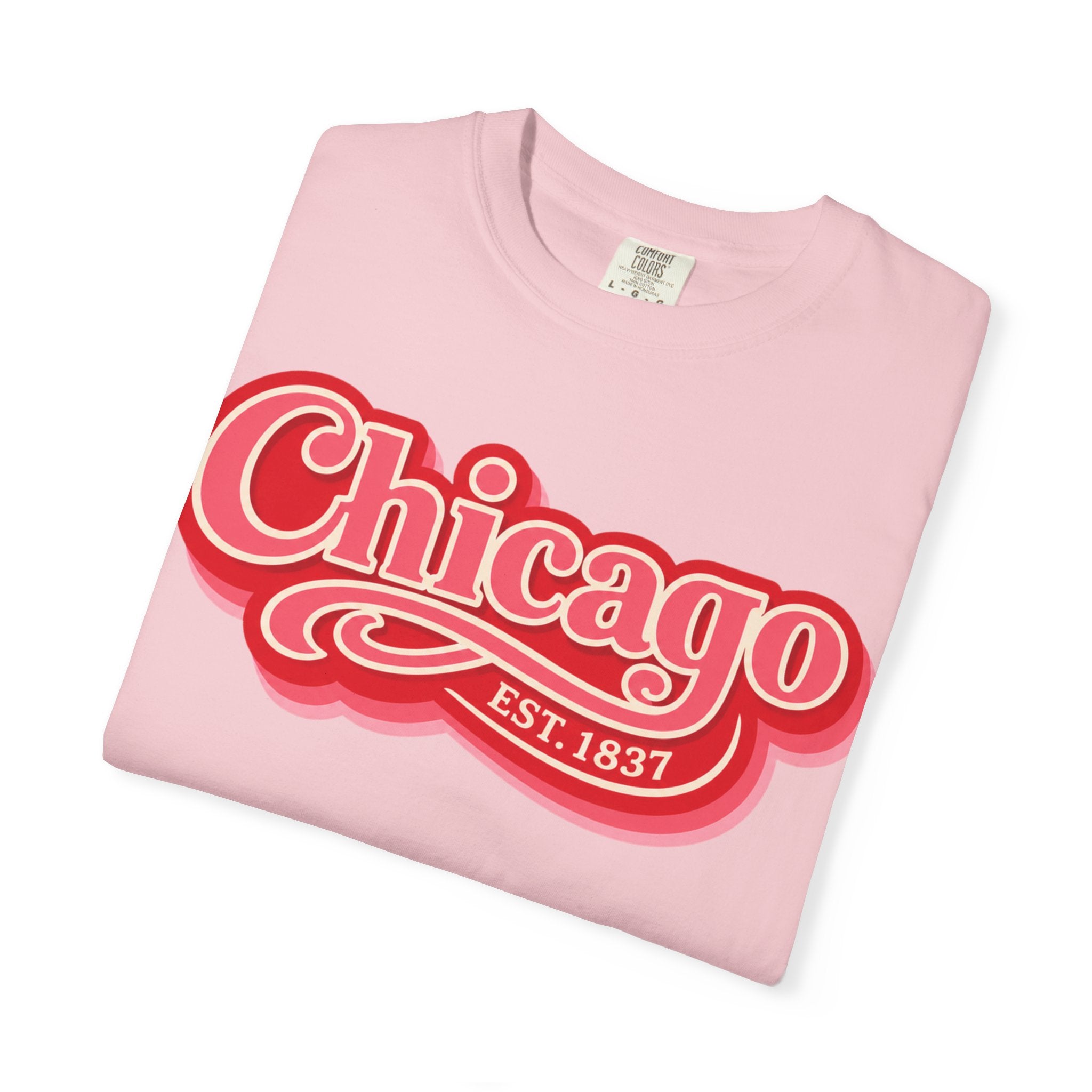 Chicago Retro Script Tee