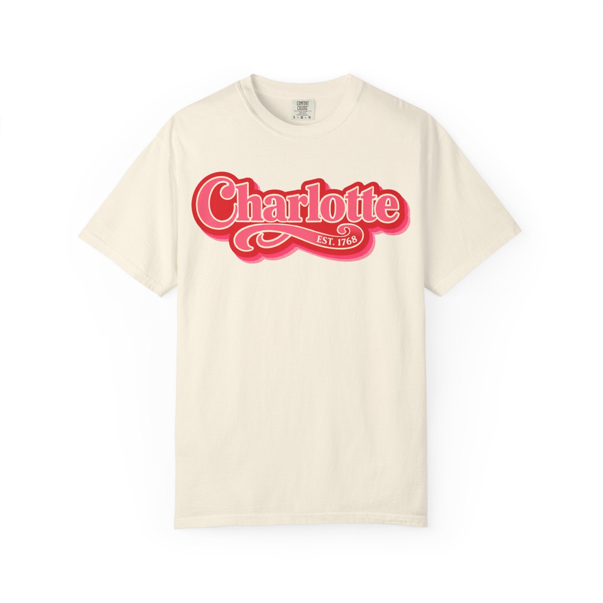 Charlotte Retro Script Tee