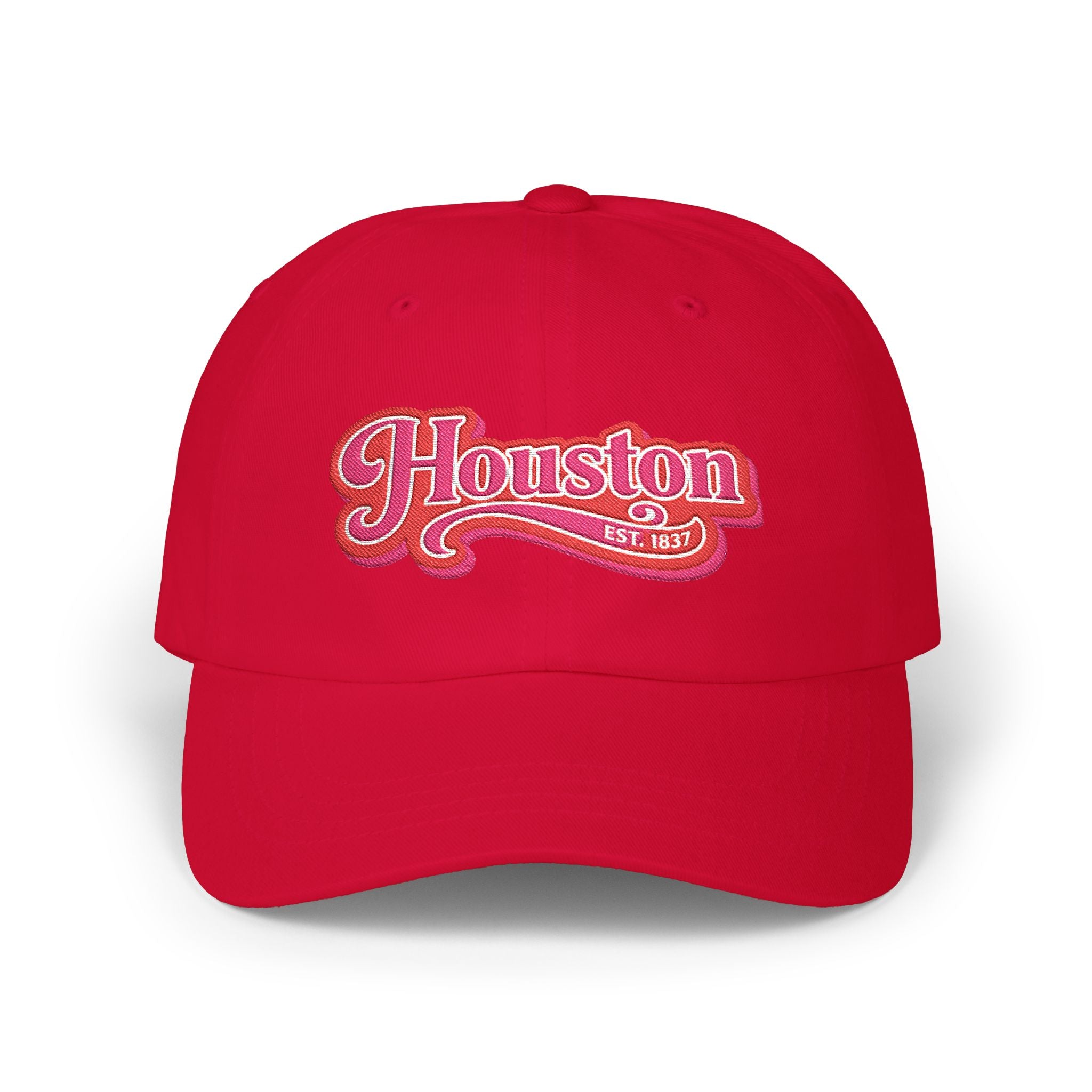 Houston Retro Script Dad Hat