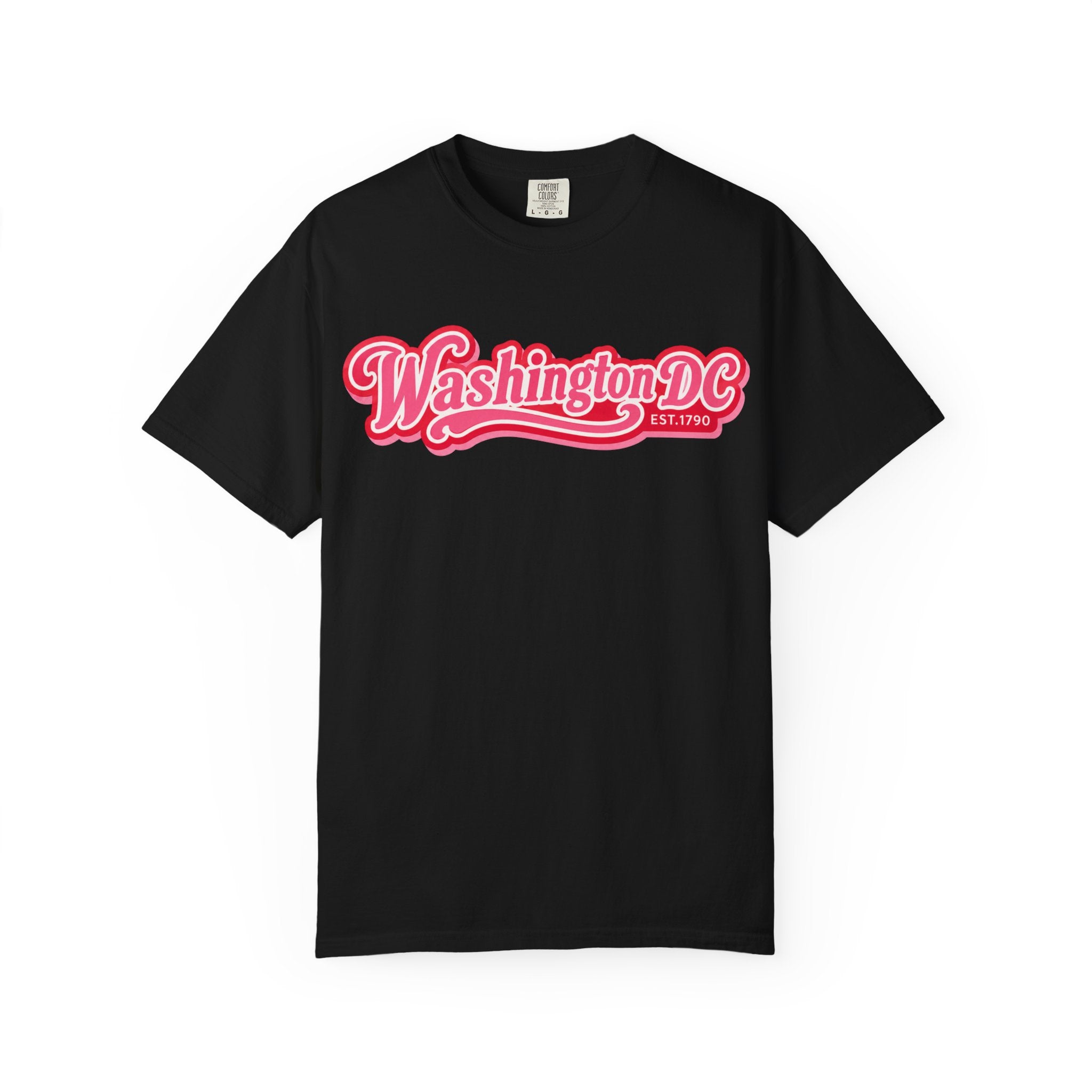 Washington DC Retro Script Tee