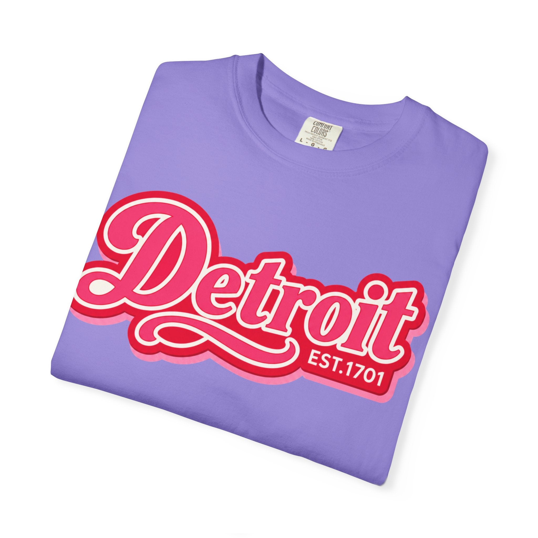 Detroit Retro Script Tee