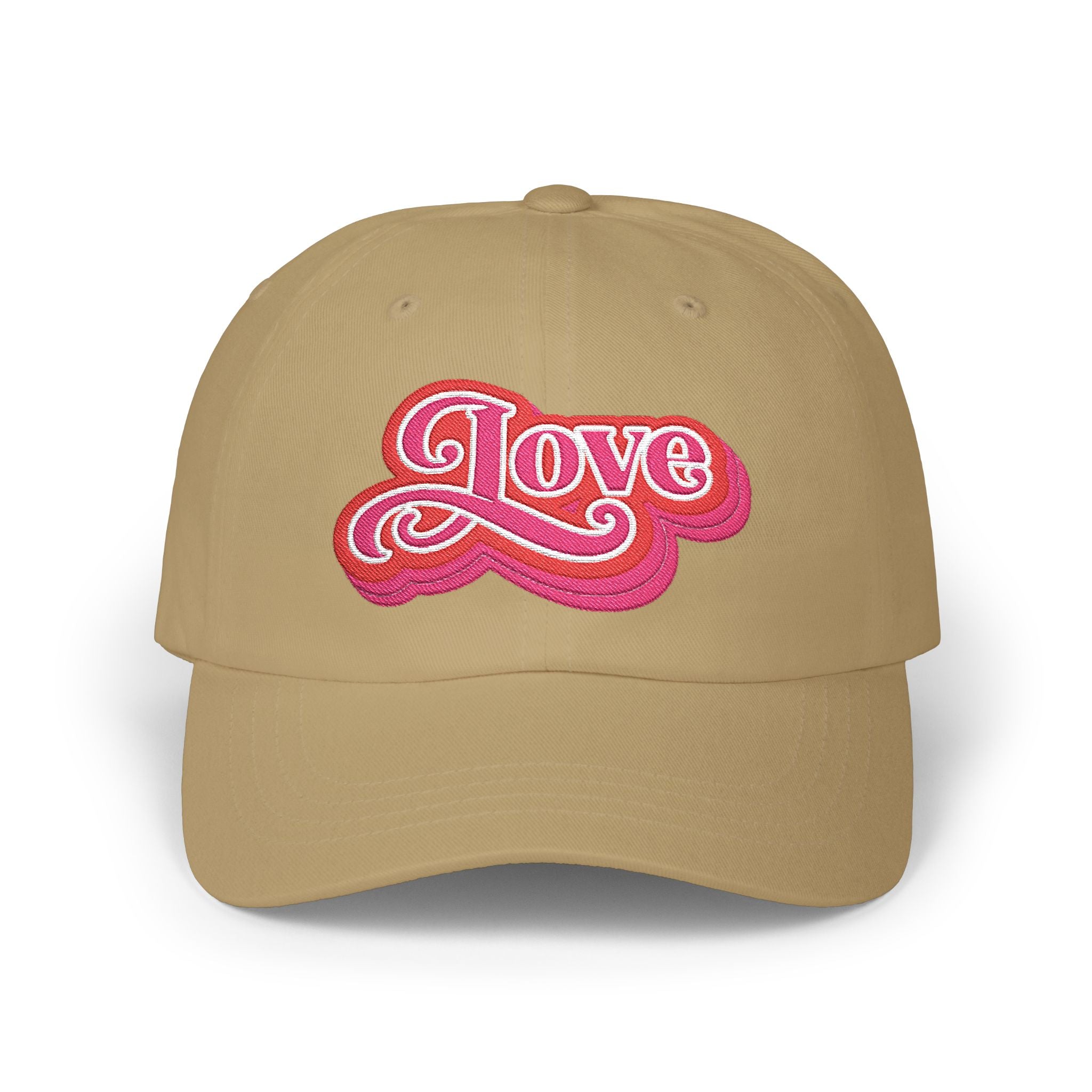 Love Retro Script Dad Hat