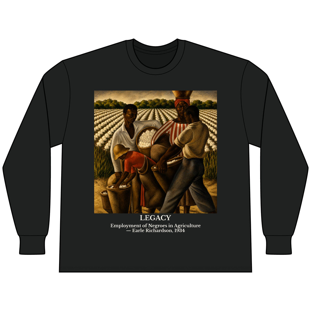 Employment of Negroes in Agriculture | Art Series Long Sleeve