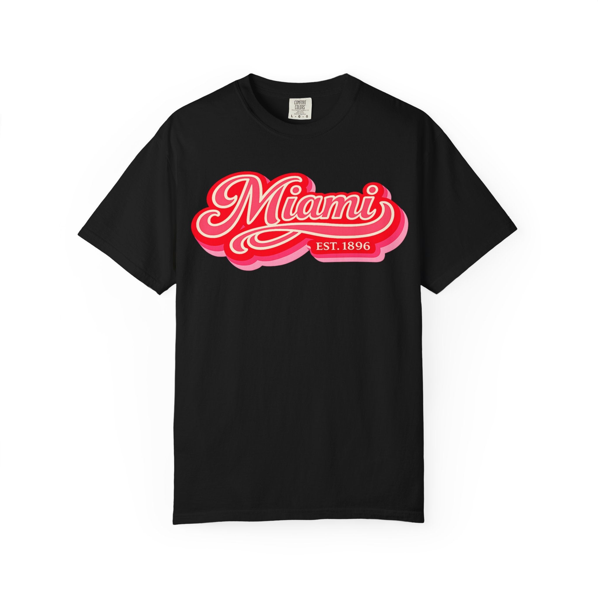 Miami Retro Script Tee