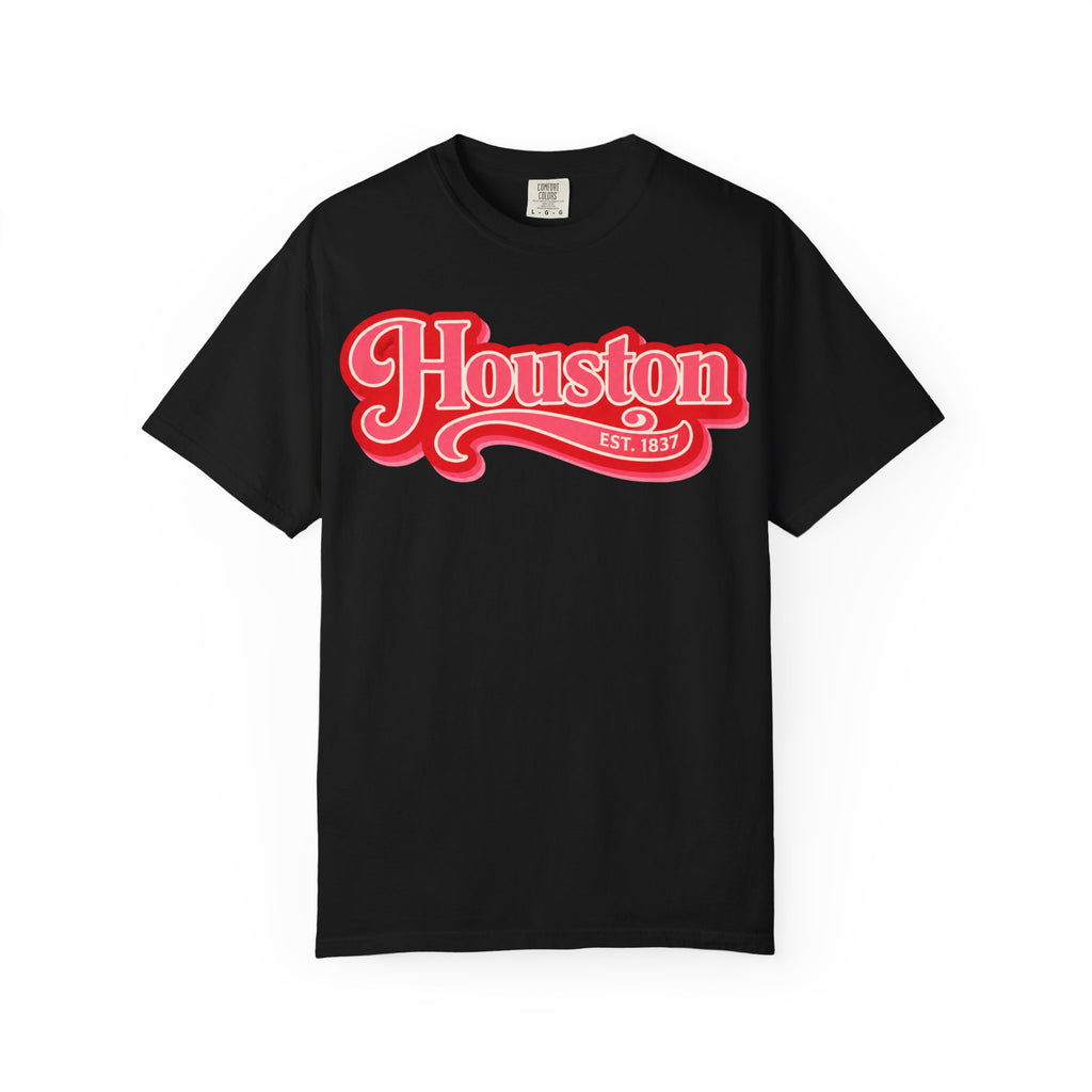Houston Retro Script Tee