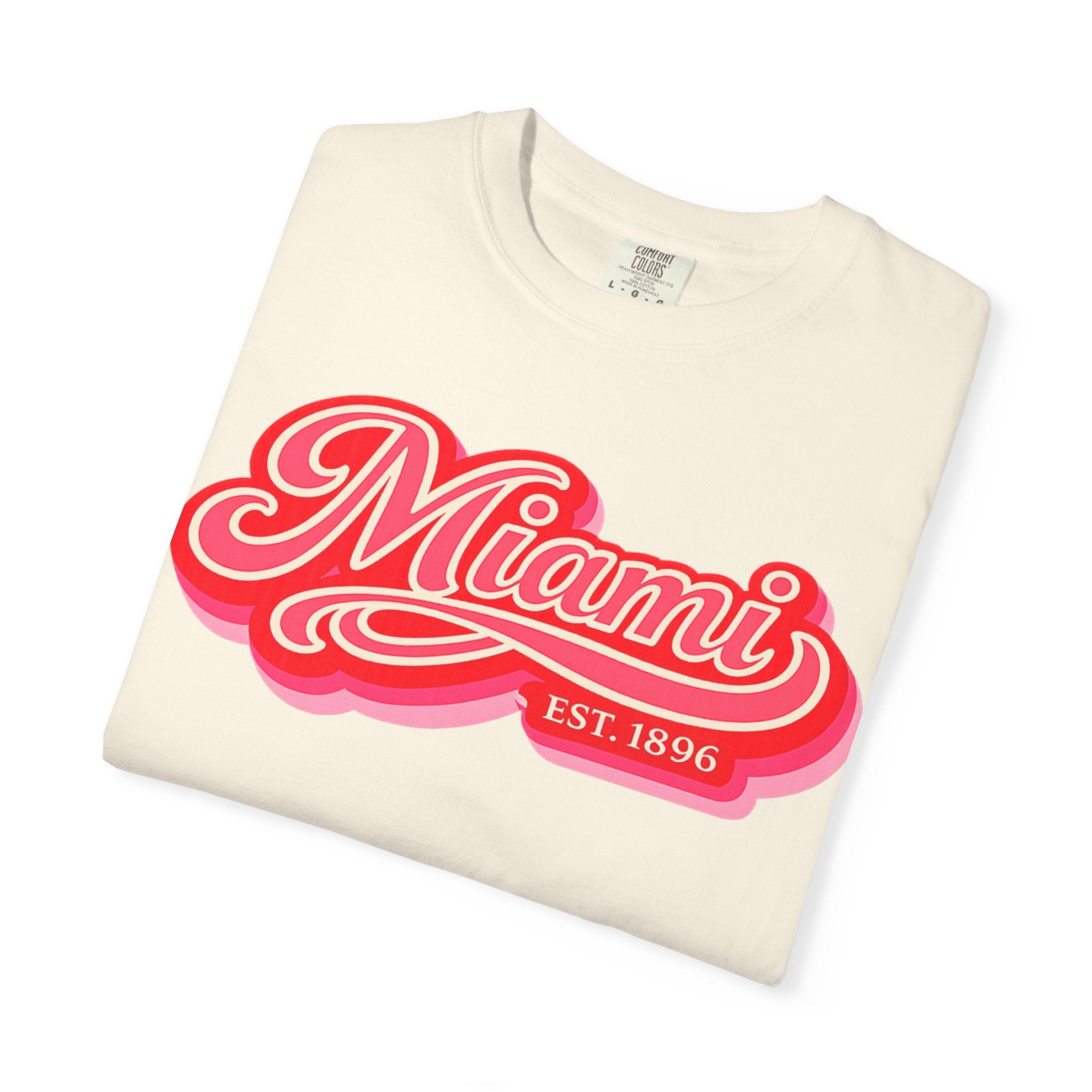 Miami Retro Script Tee