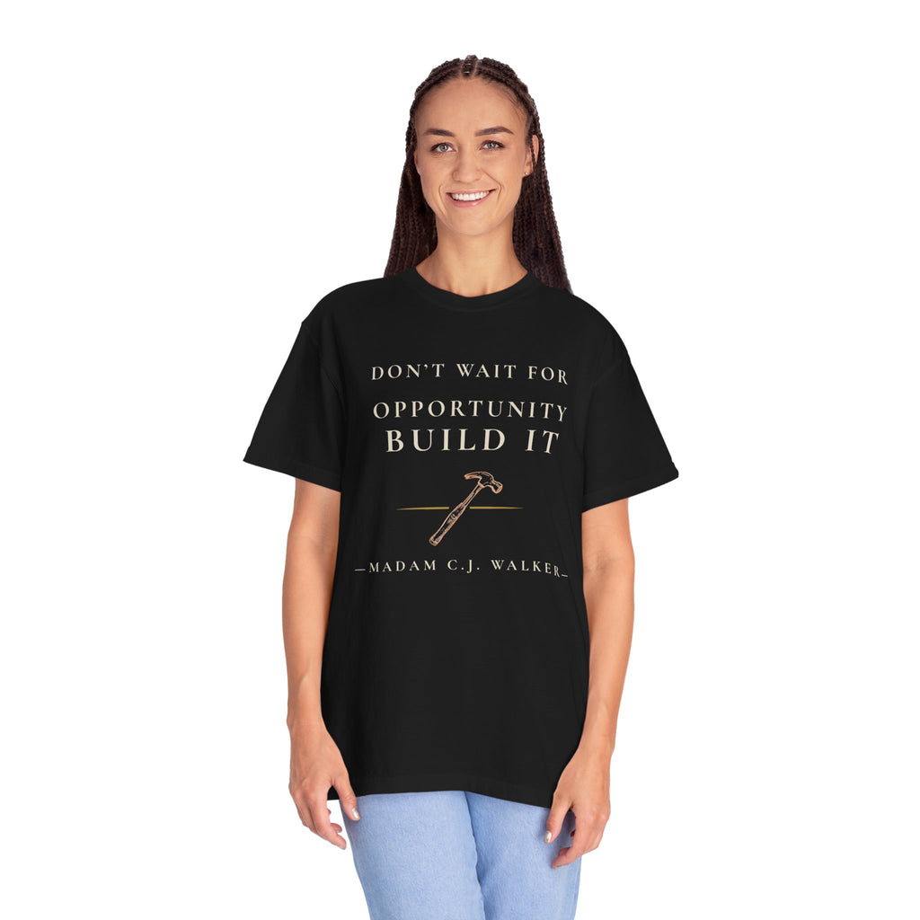 Madam C.J. Walker Build It Tee