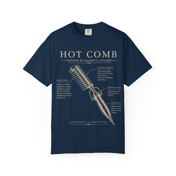 Madam C.J. Walker Hot Comb Blueprint Tee