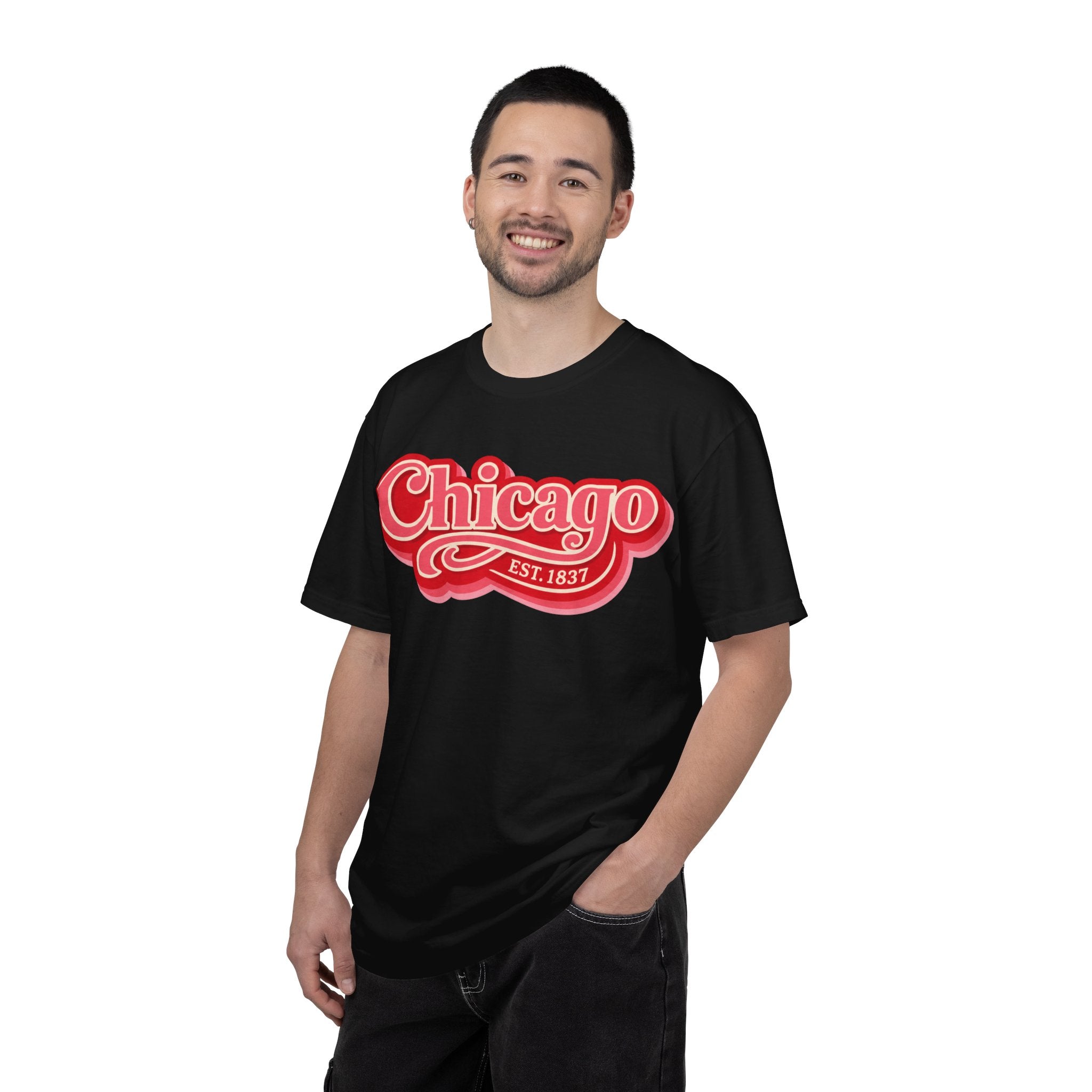 Chicago Retro Script Tee