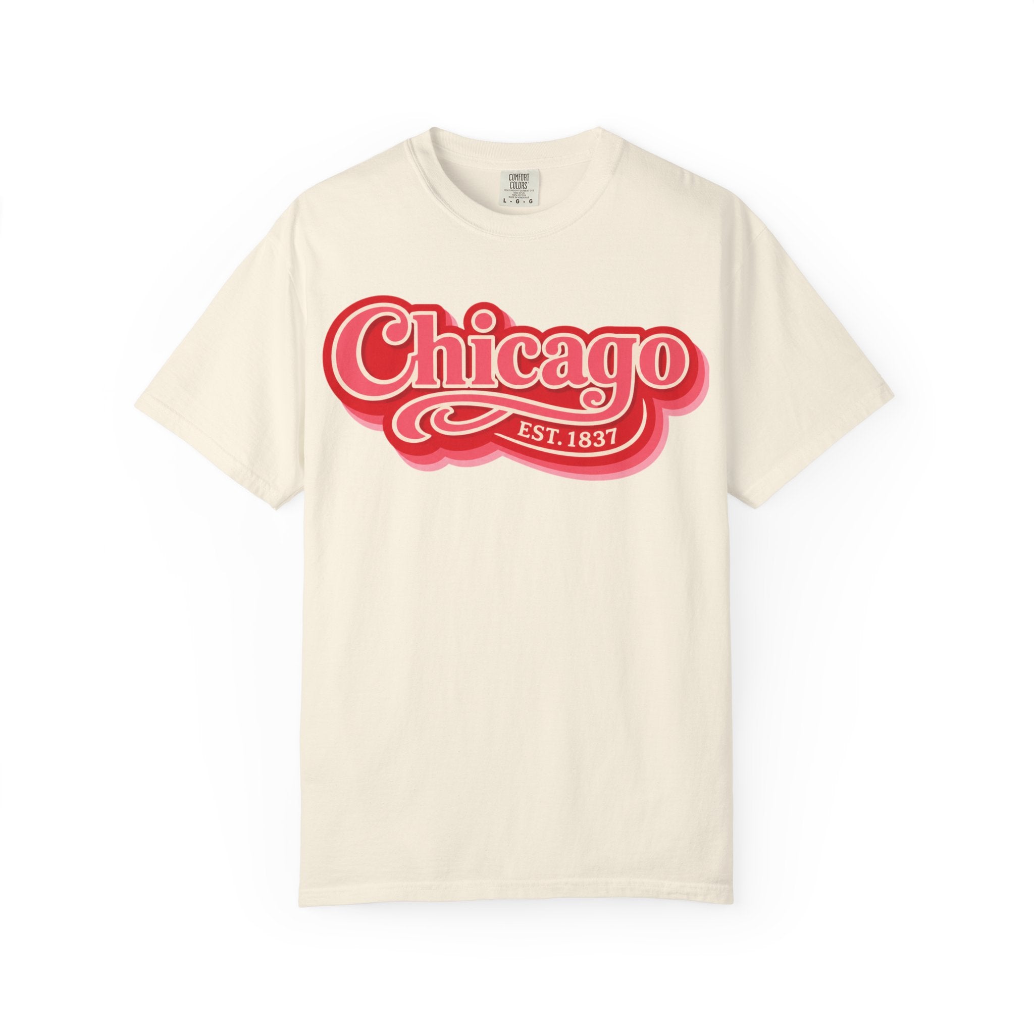Chicago Retro Script Tee
