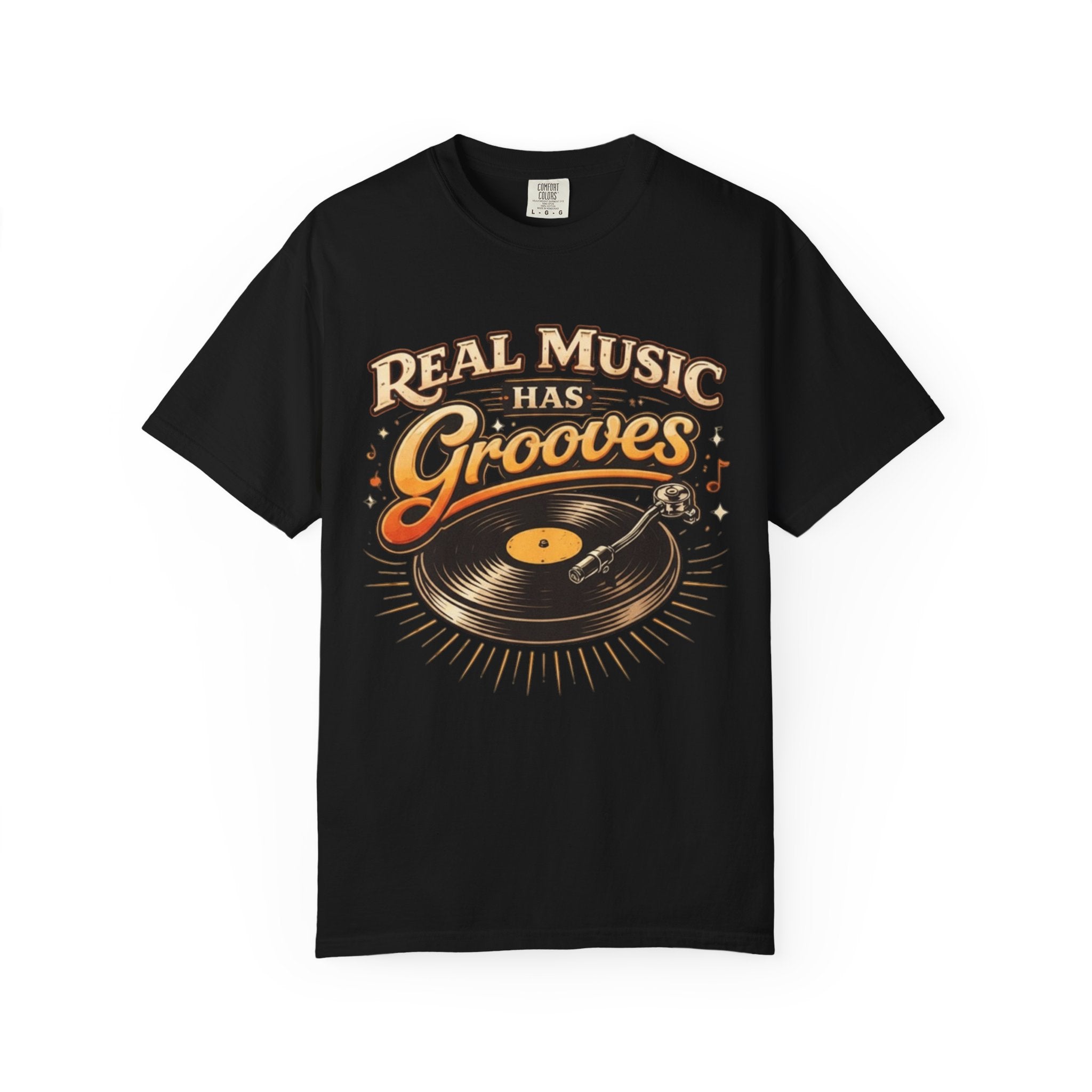 Real Music Has Grooves Tee