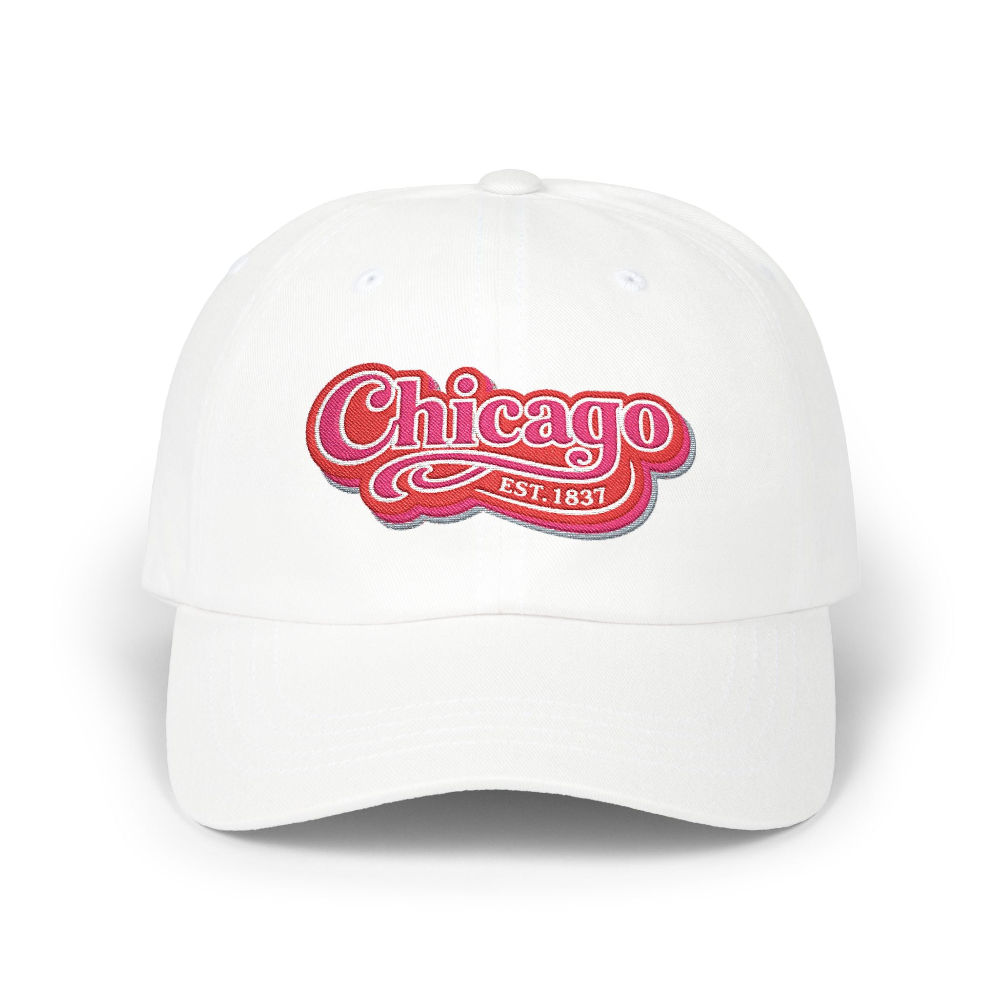Chicago Retro Script Dad Hat