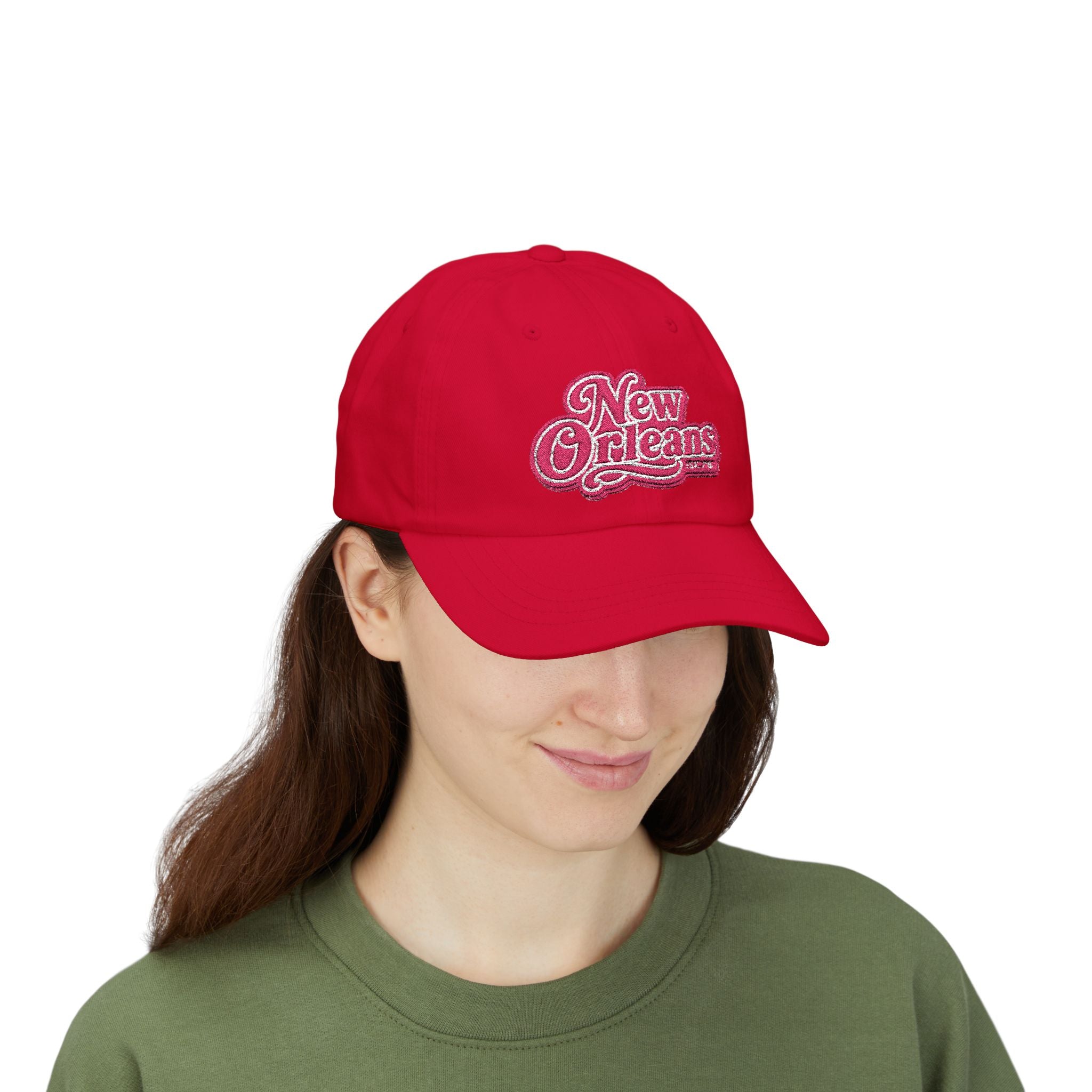 New Orleans Retro Script Dad Hat
