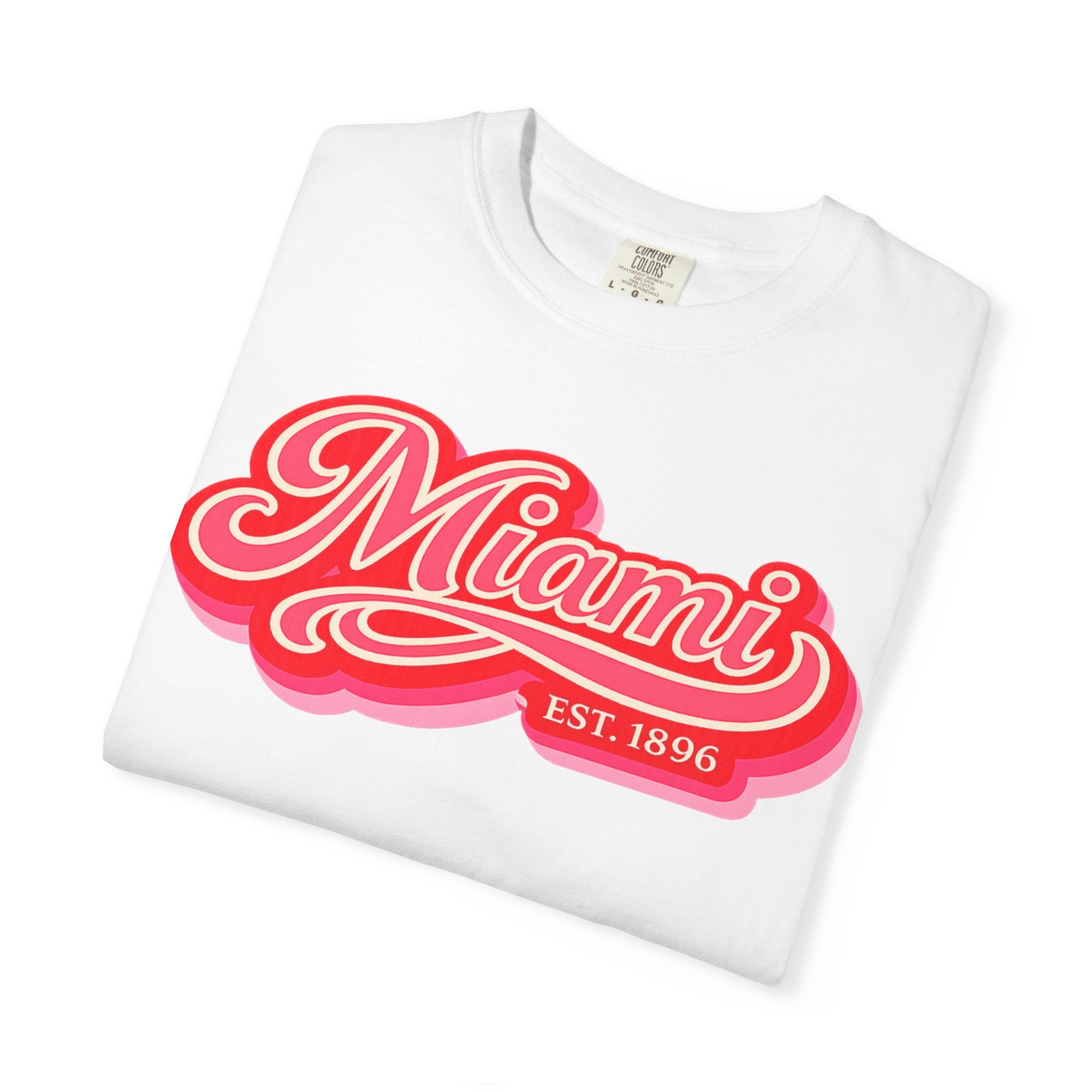 Miami Retro Script Tee