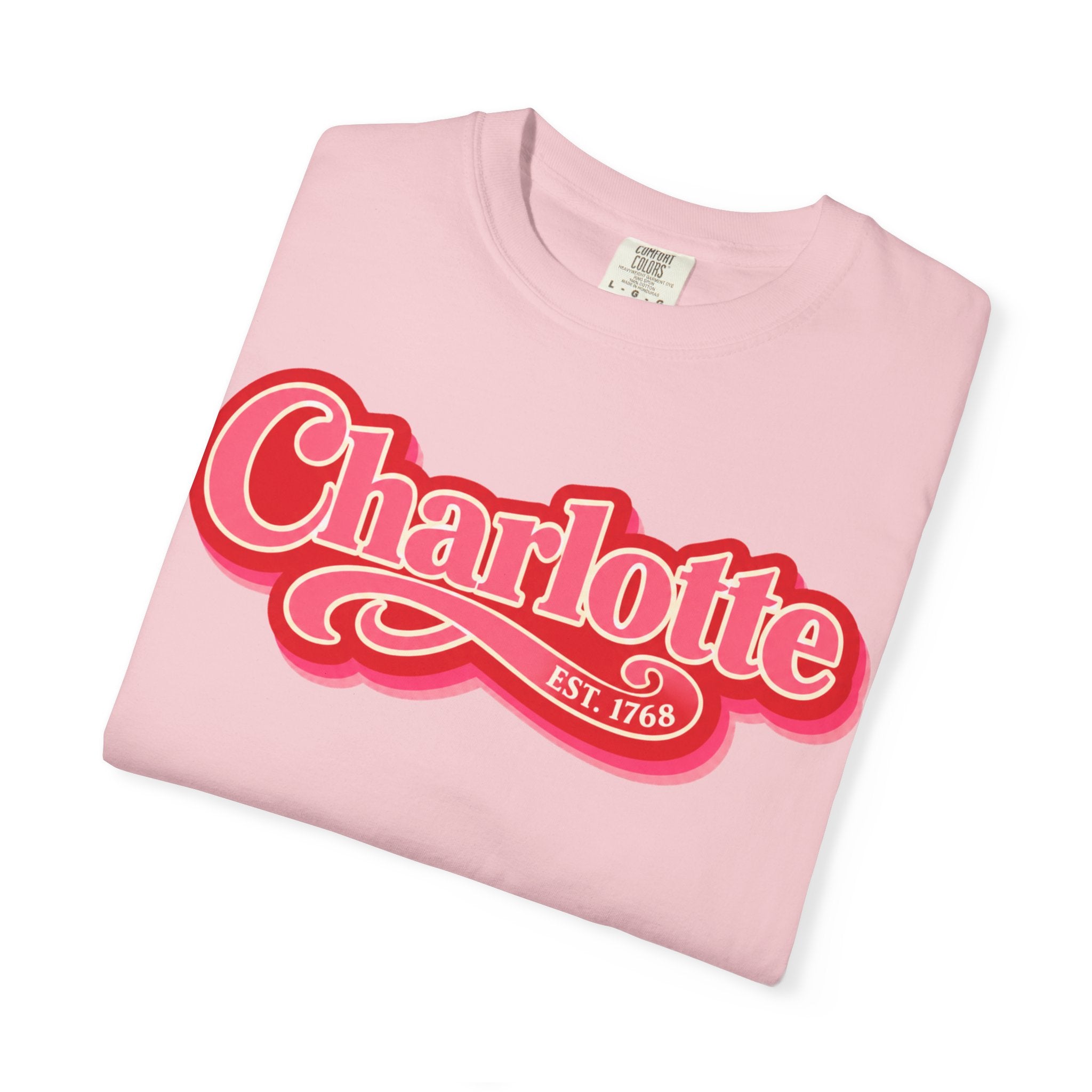 Charlotte Retro Script Tee