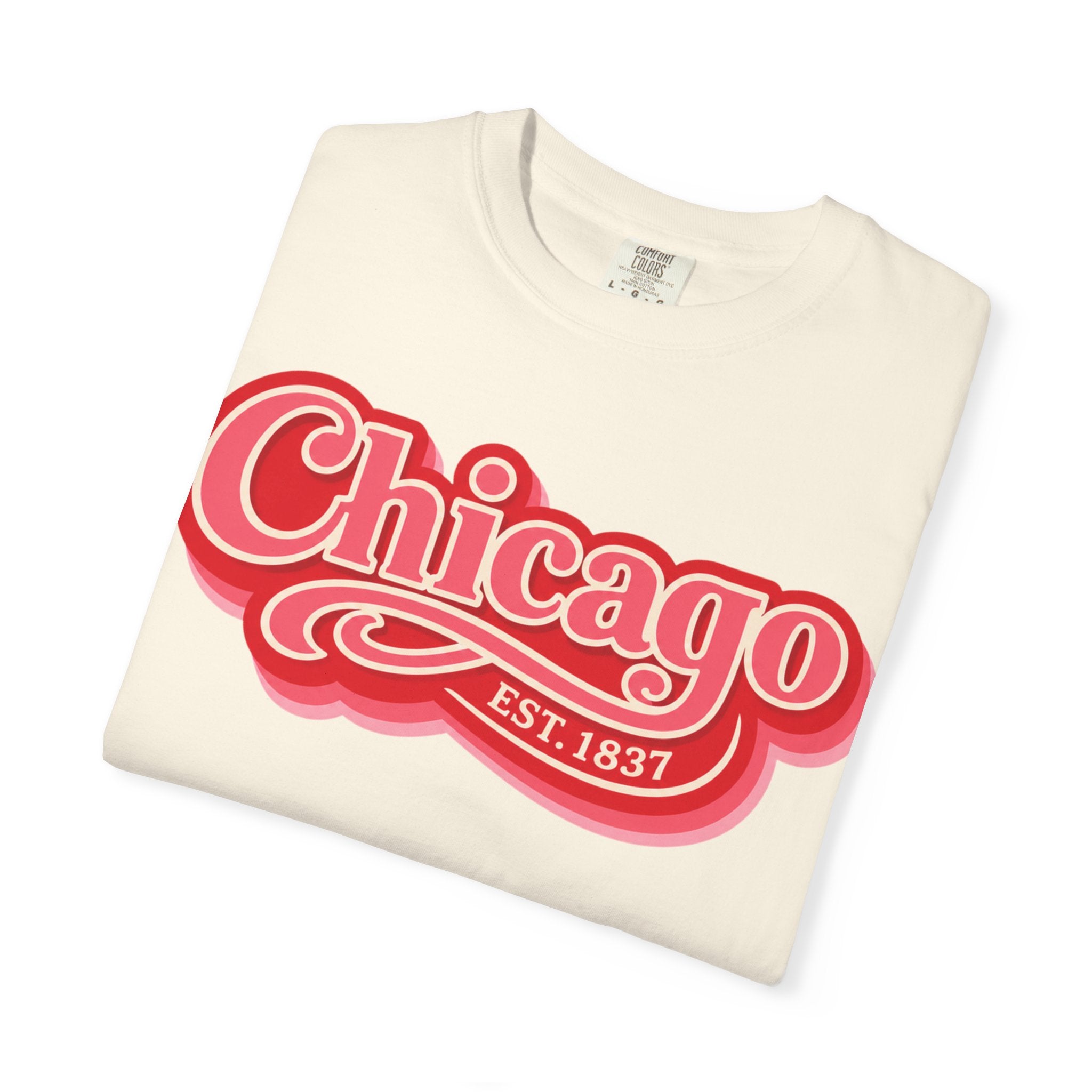 Chicago Retro Script Tee