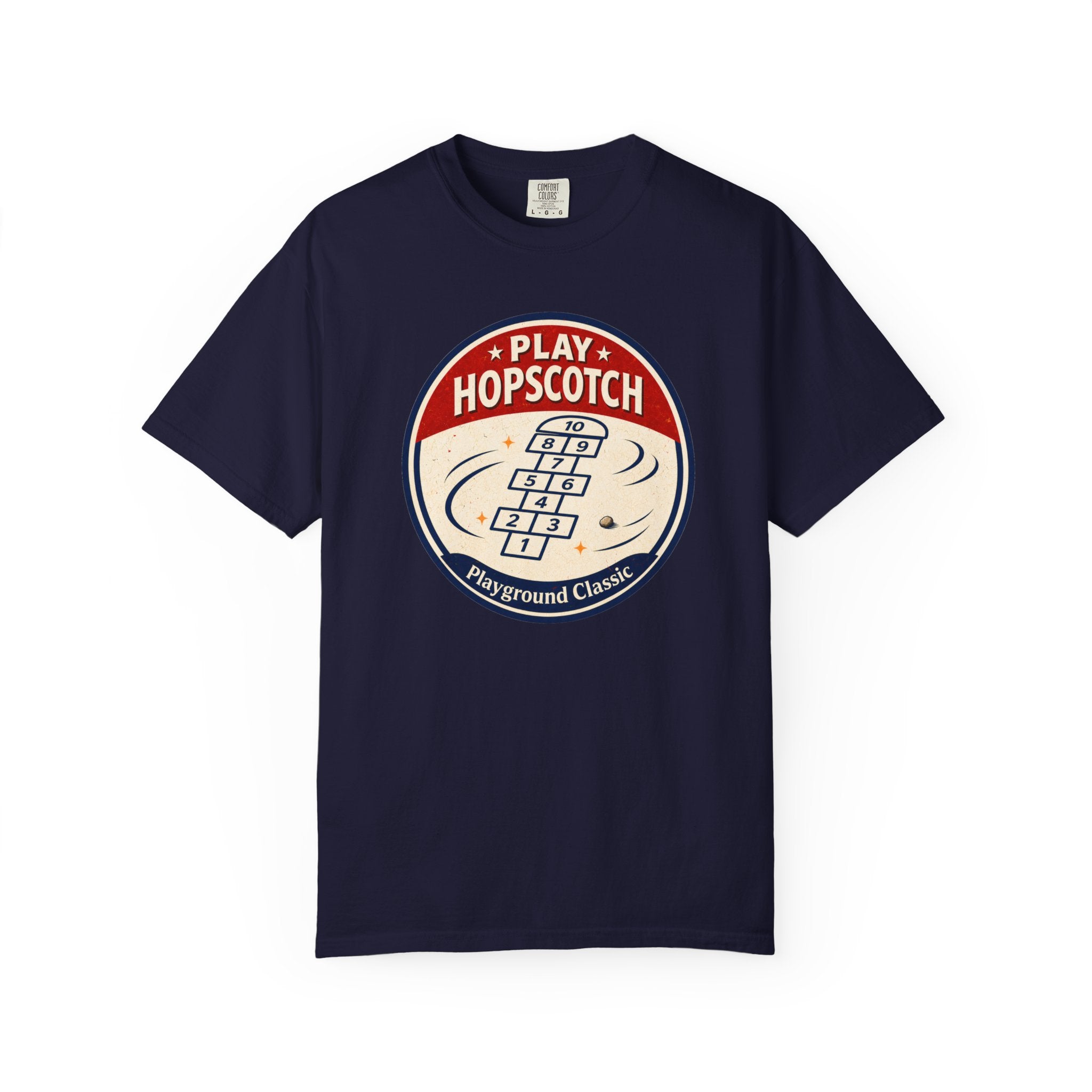 Hopscotch Retro Badge Tee
