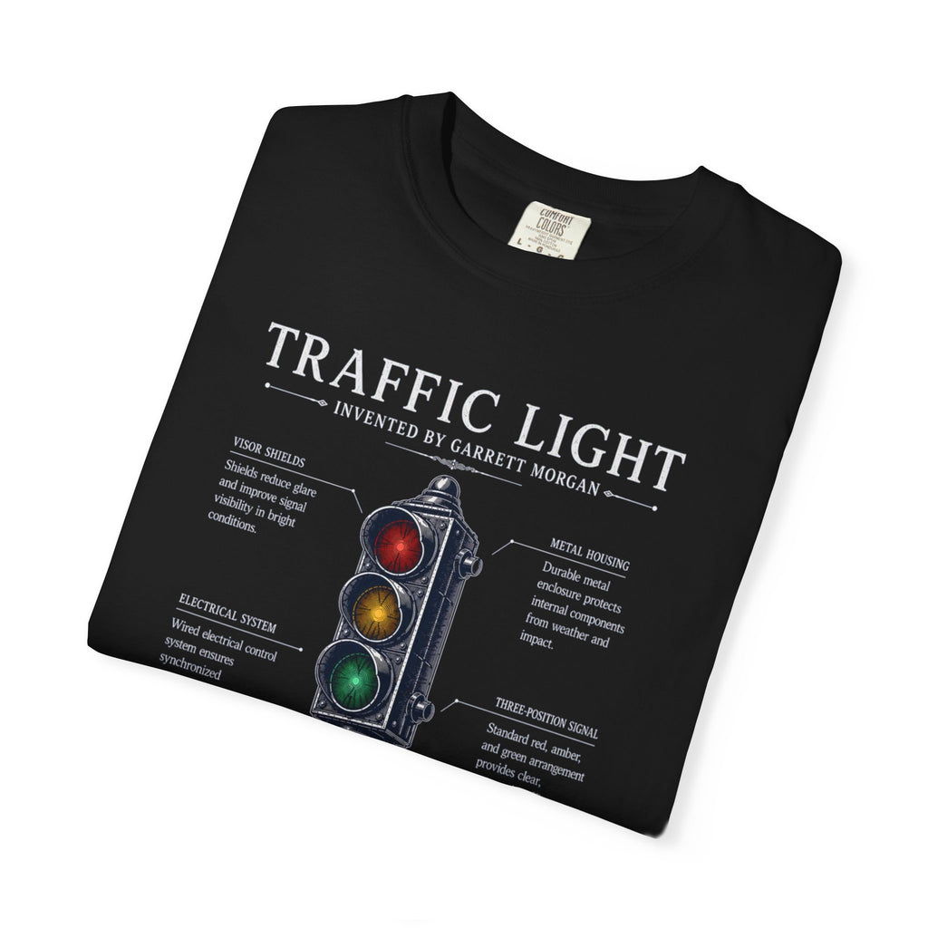 Garrett Morgan Traffic Light Blueprint Tee