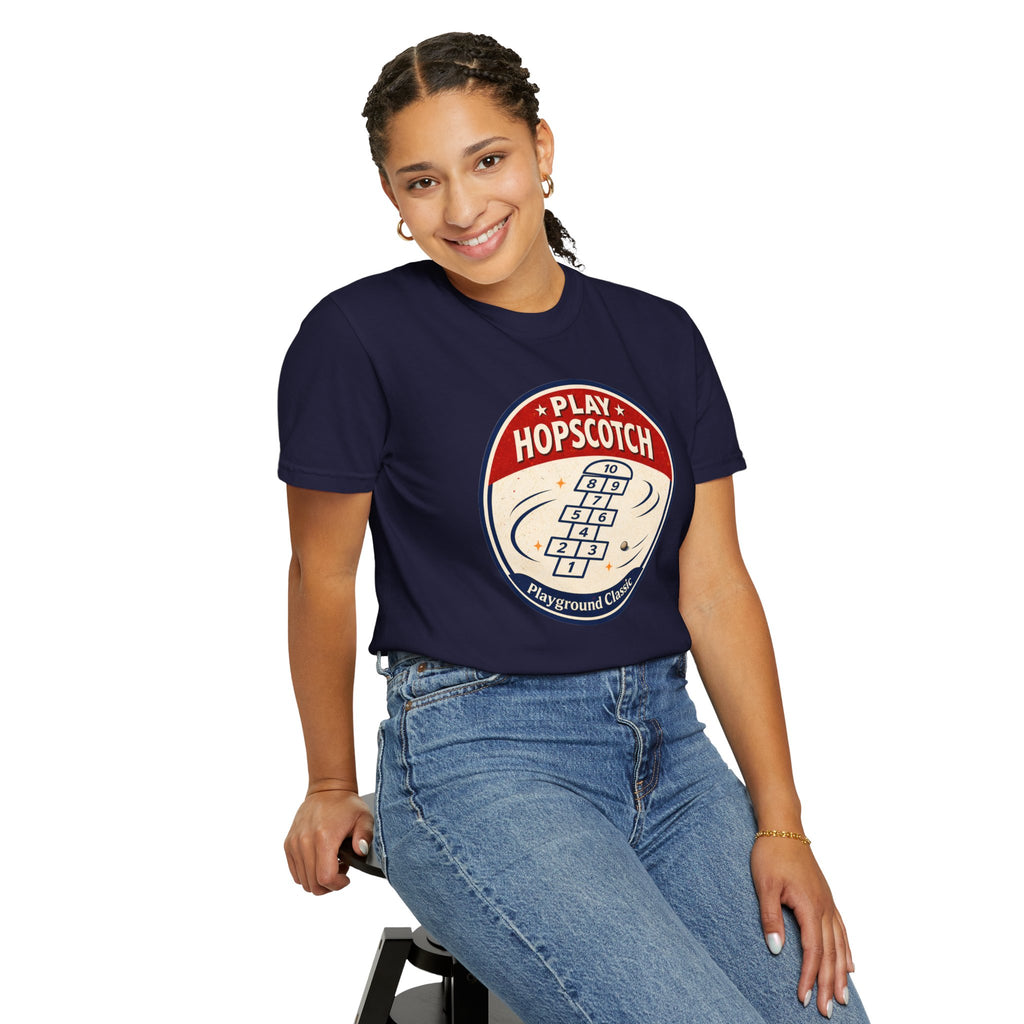 Hopscotch Retro Badge Tee